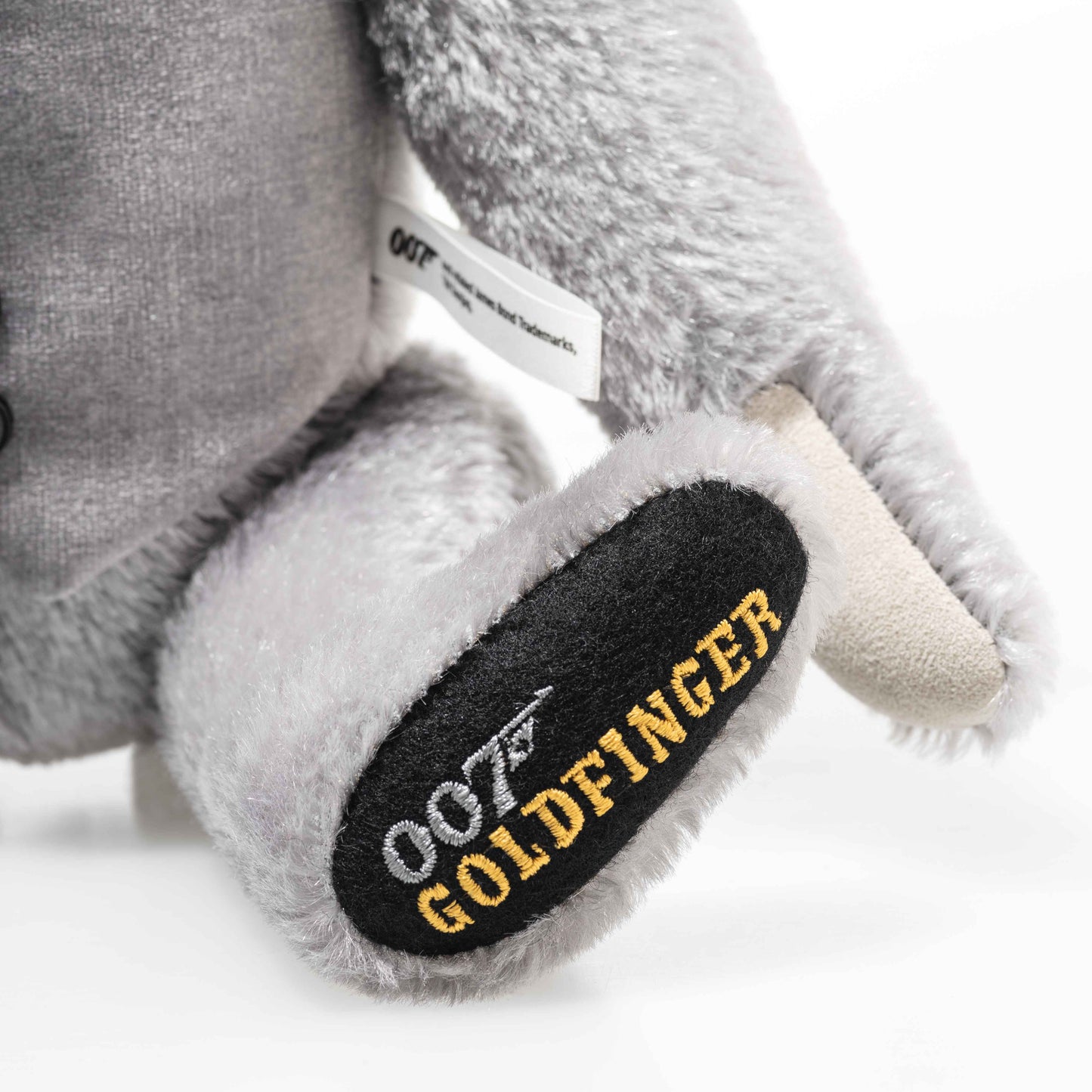 Steiff 007637 Teddybär James Bond Goldfinger 60. Jubiläum mit Musikwerk 30 cm Mohair