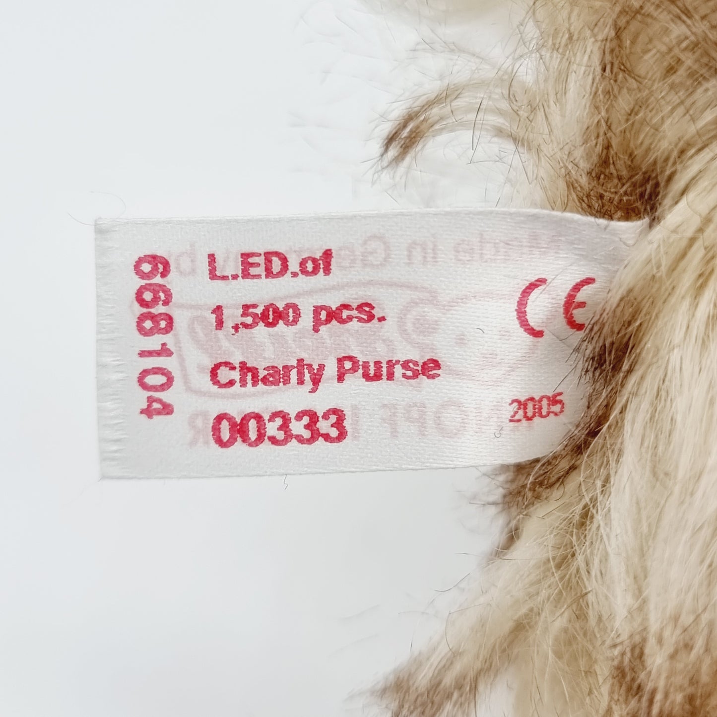 Steiff 668104 Charly Purse Handtasche Hund 28 cm Mohair USA limitiert 1500
