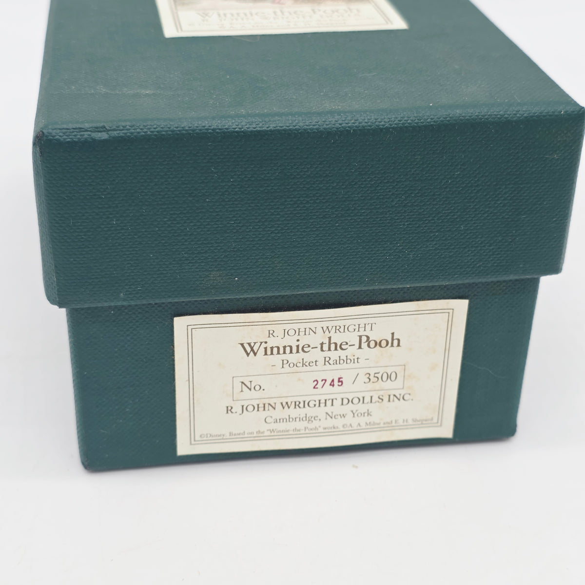 R. John Wright Pocket Rabbit Winnie the Pooh 14 cm