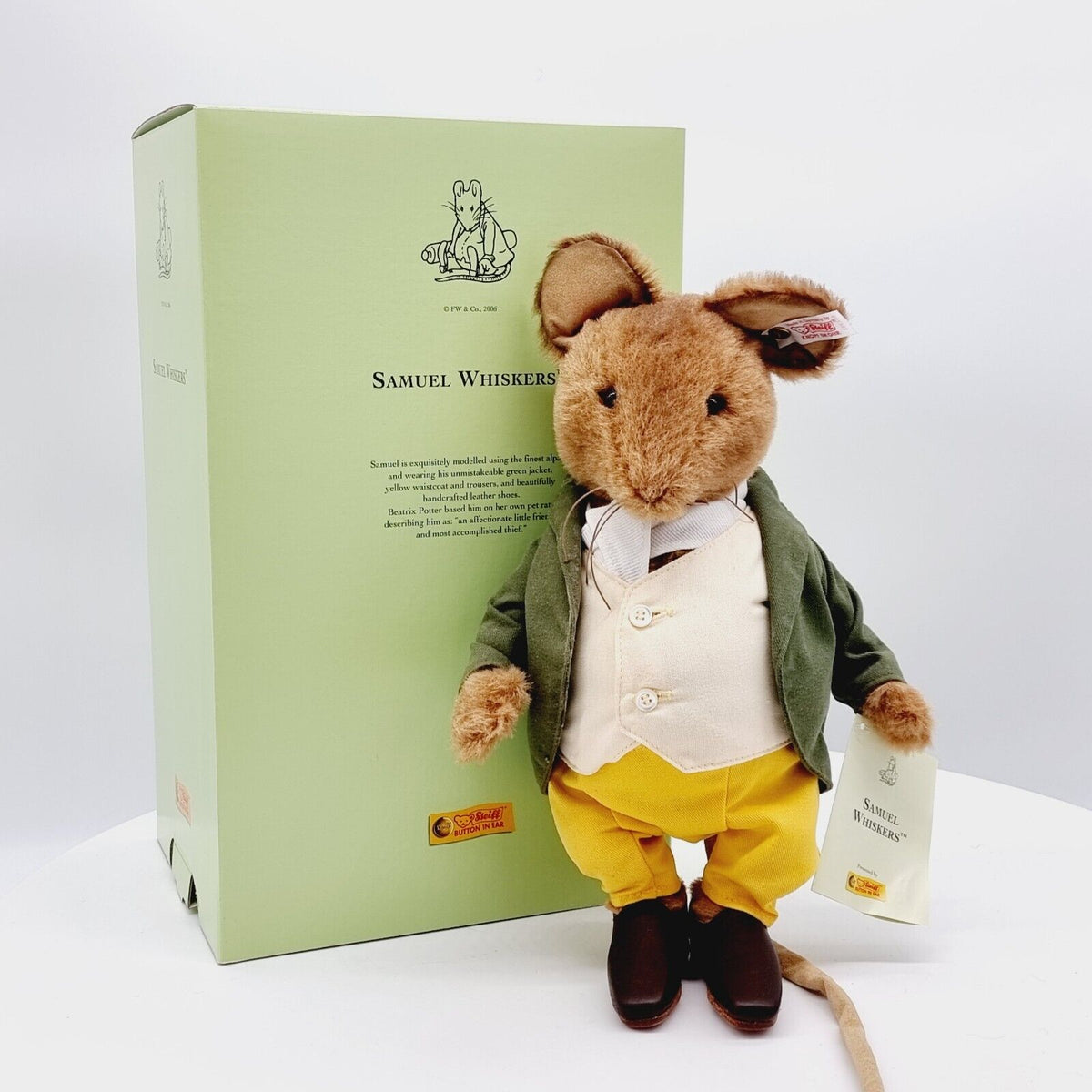 Steiff 662393 Beatrix Potter Samuel Whiskers limitiert 1500 aus 2006 28 cm