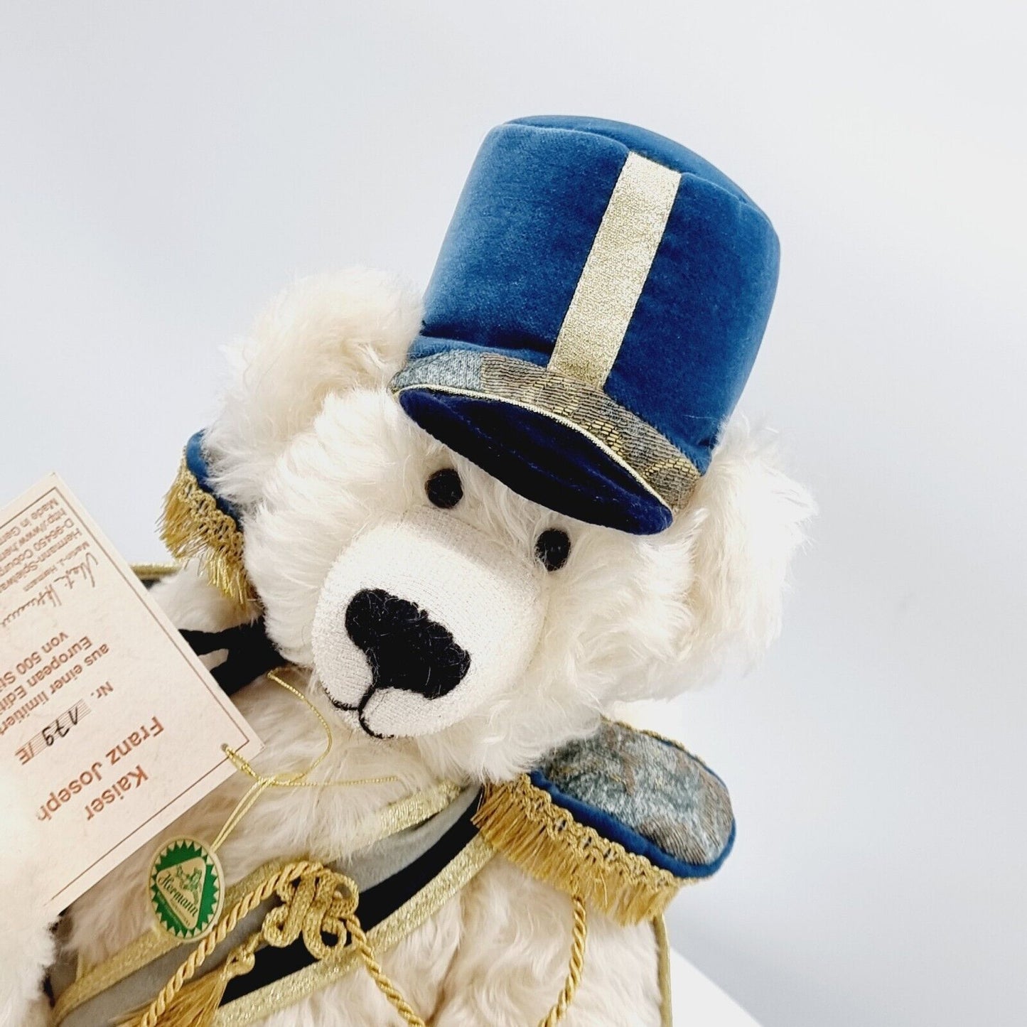 Hermann Coburg 19621-9 Teddybär Kaiser Franz Joseph limitiert 500 40 cm Mohair