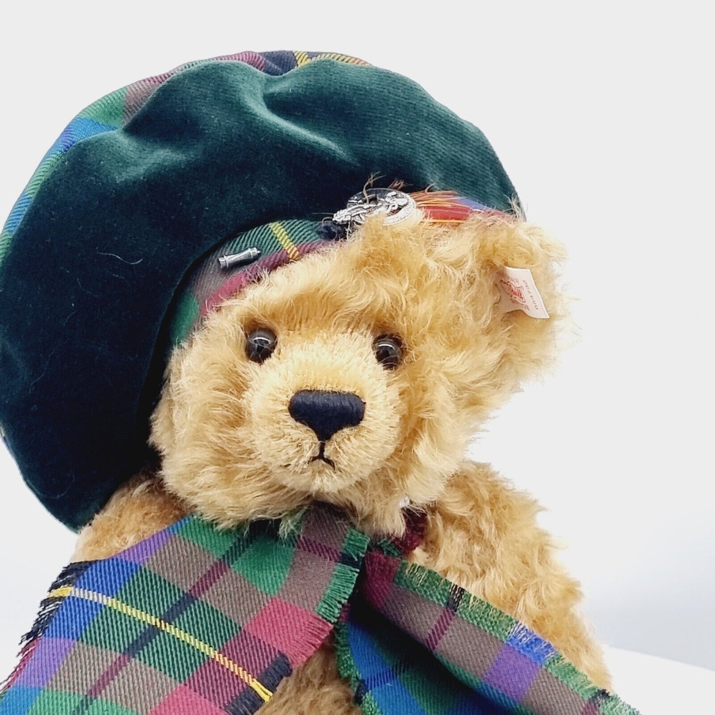 Steiff 654732 Scottish Bear blond 30 cm Jahr 1999 limitiert 3000 Great Britain