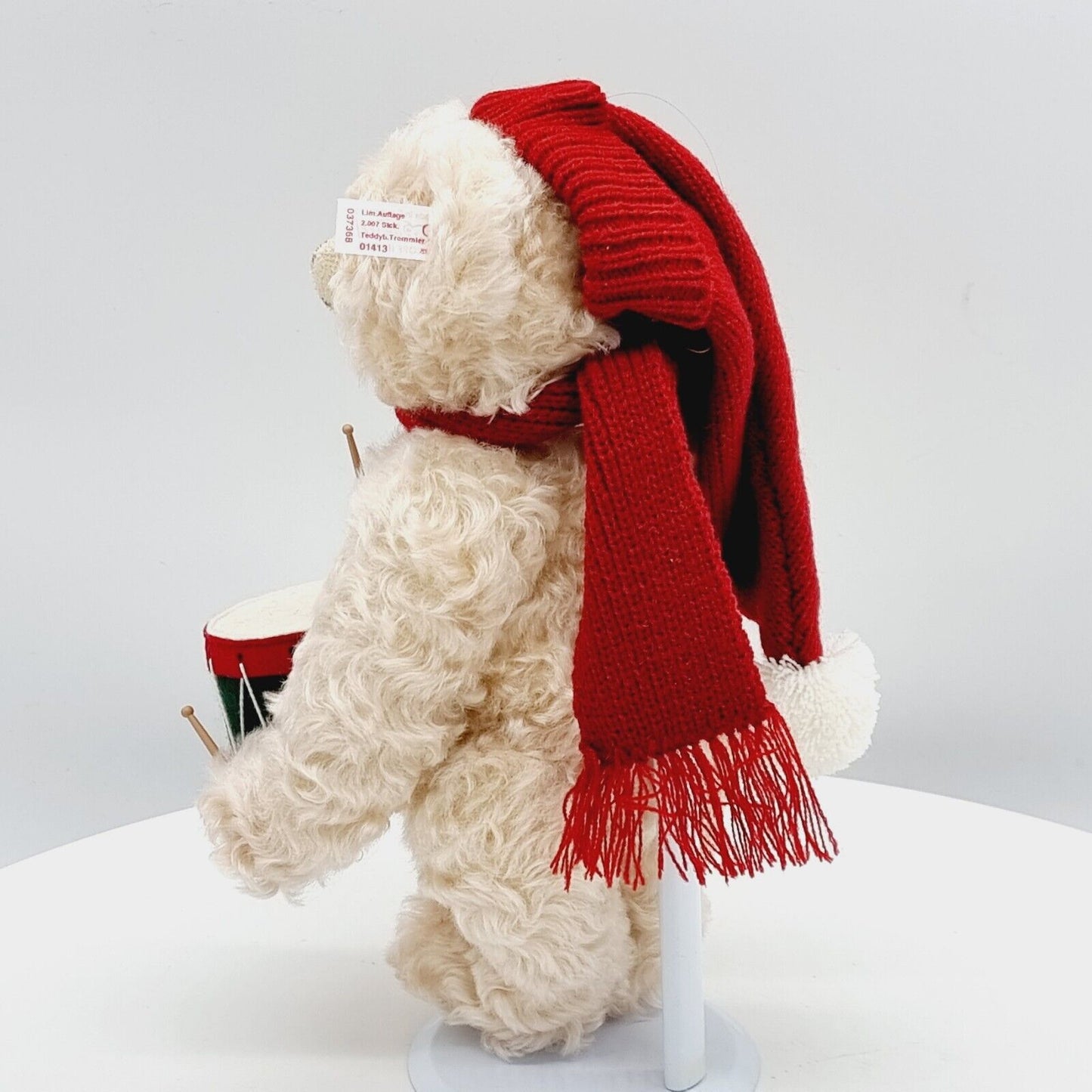 Steiff 037368 Teddybär Trommler limitiert 2007 aus 2007 30cm aus Mohair