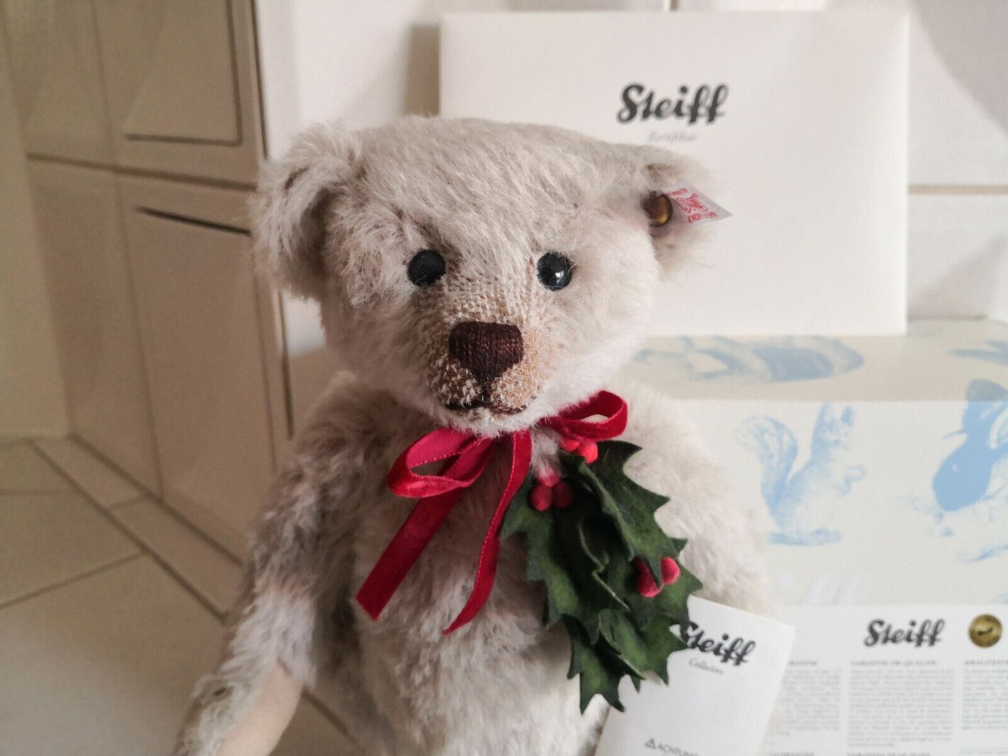 Steiff Teddybär Ilex 035357 inkl. Zertifikat 137 Alpaca Teddy Neu & Ovp