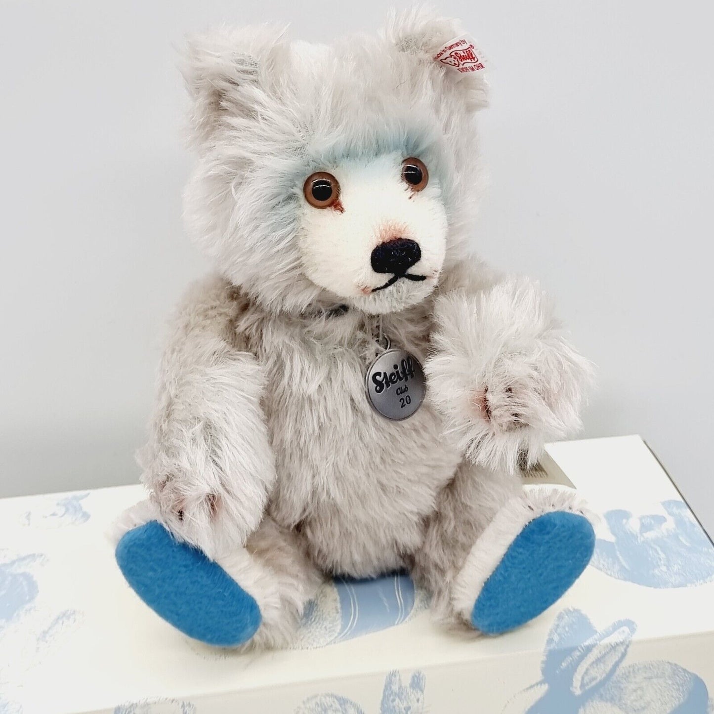 Steiff Tier 421211 Club Mitglied 20 Jahre Bär 25 cm limitierte Auflage Sammler