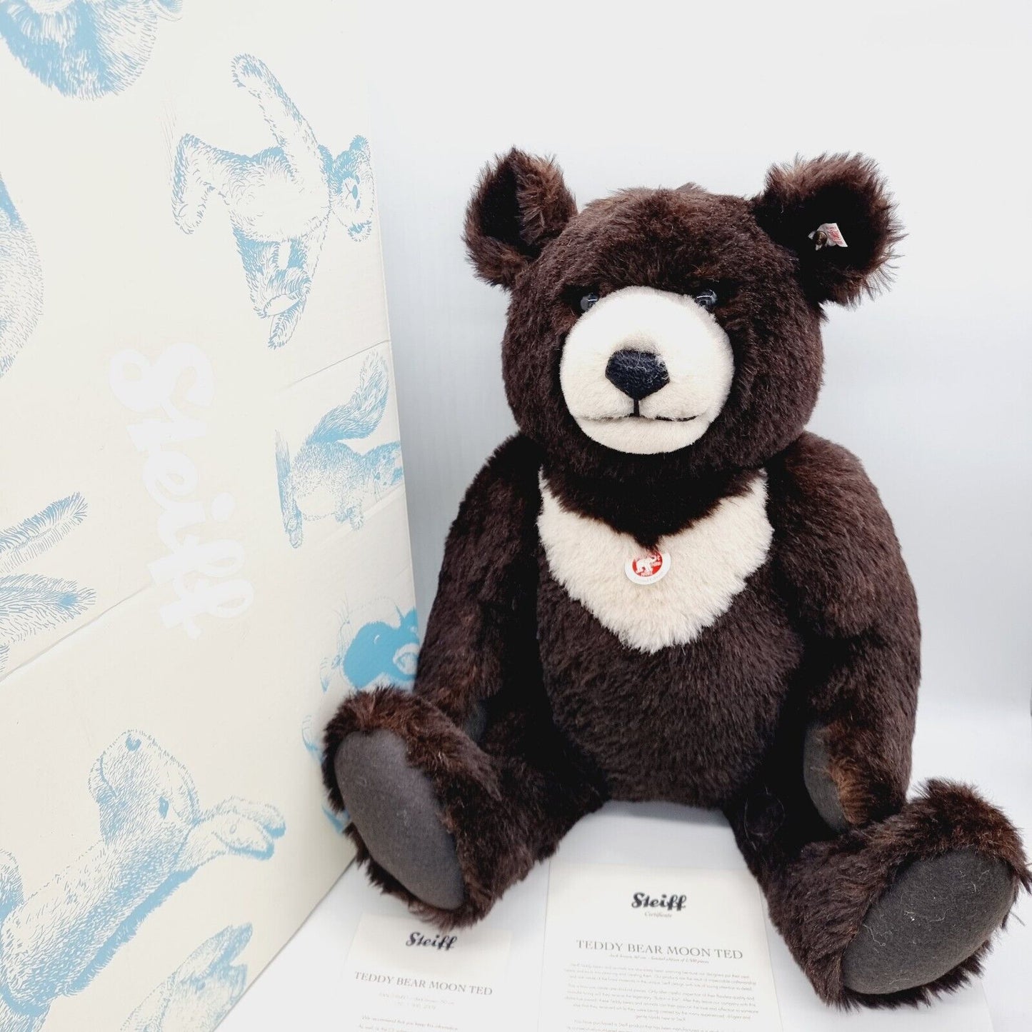 Steiff Teddybär Moon Ted braun 036491 limitiert 1500 60cm Alpaca