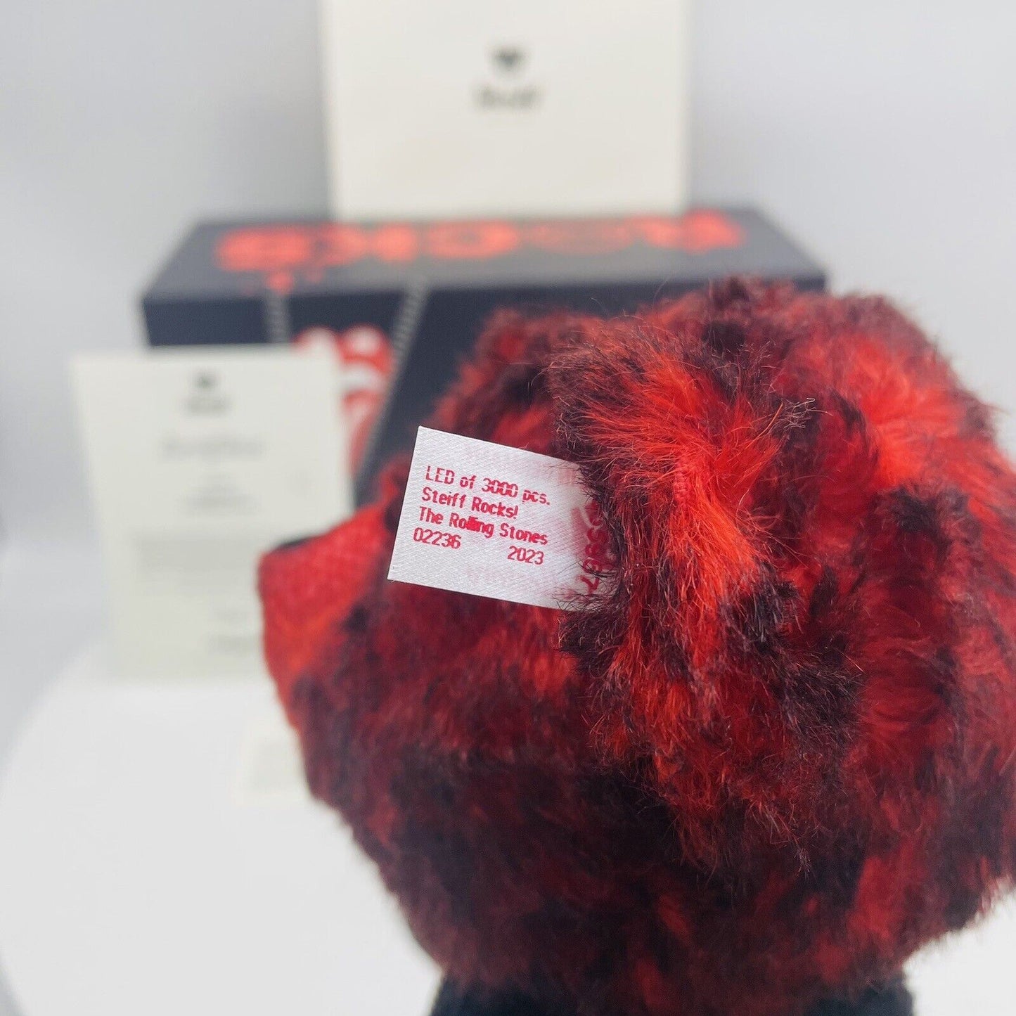 Steiff Teddybär Rocks! The Rolling Stones 355967 limitiert 3000 aus 2023 35cm