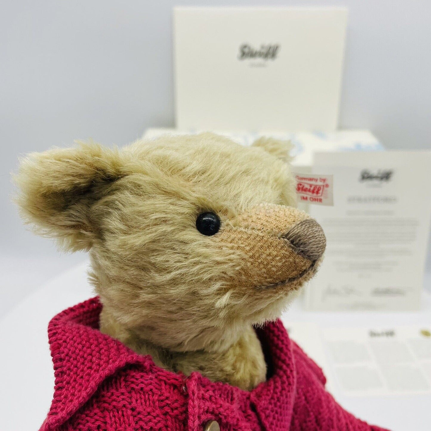 Steiff Teddybär Stratford 662959 limitiert 1500 aus 2009 30cm Mohair