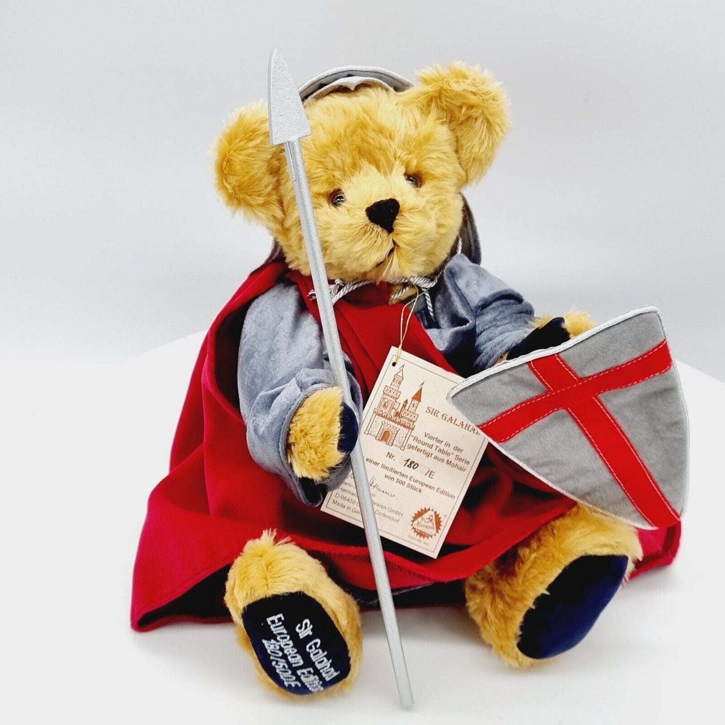 Hermann Coburg 19756-8 Sir Galahad limitiert 500 40 cm Mohair