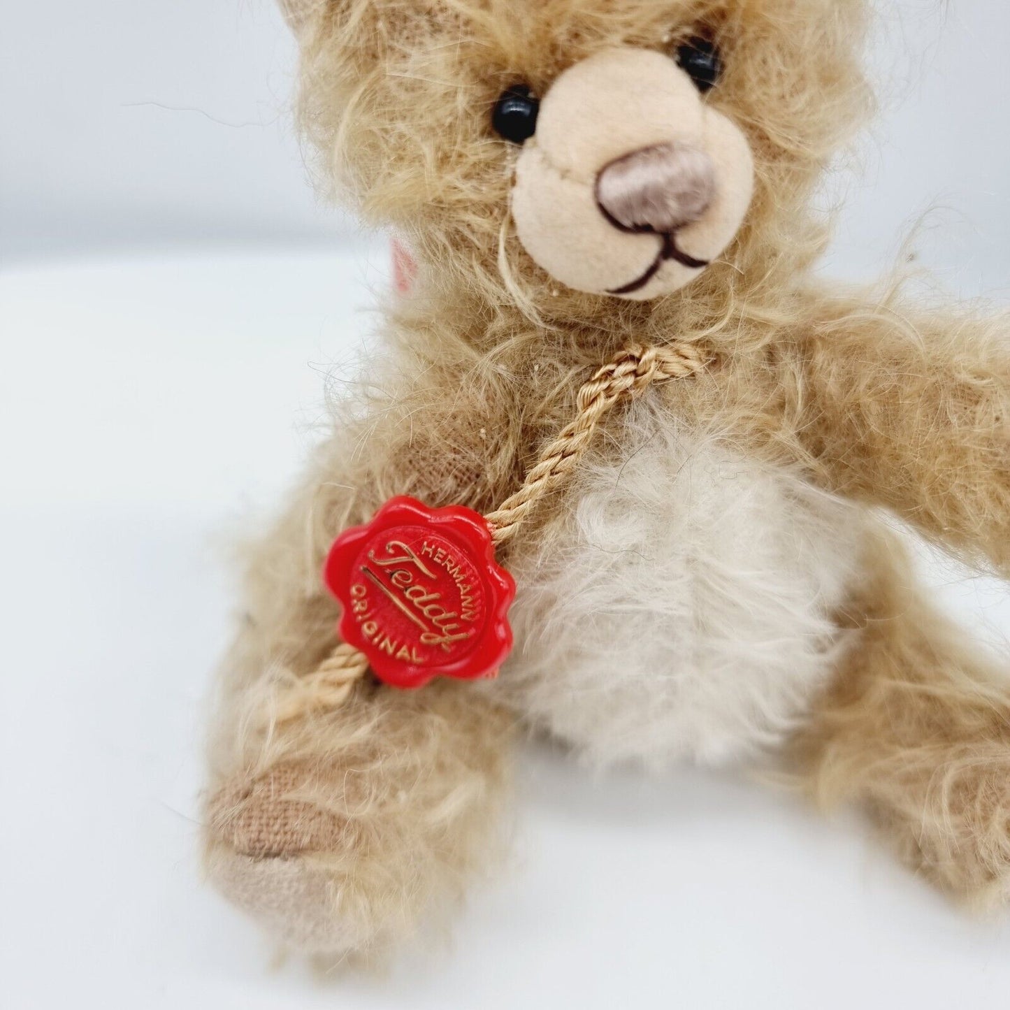 Hermann Teddy Original Jahresbär 2015 Mohair 13 cm