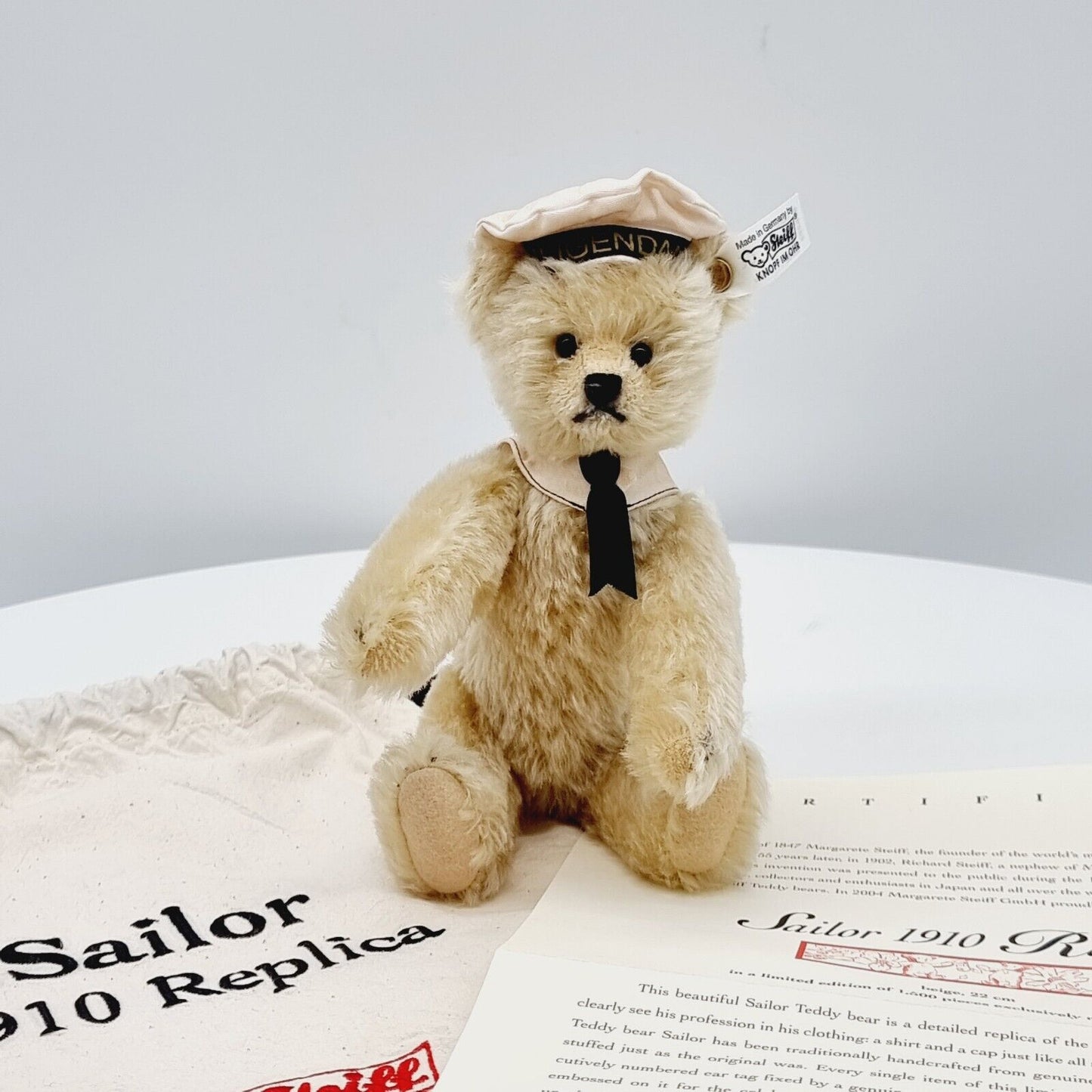 Steiff 676222 Teddybär Sailor 1910 Replica für Japan limitiert 1500 aus 2004