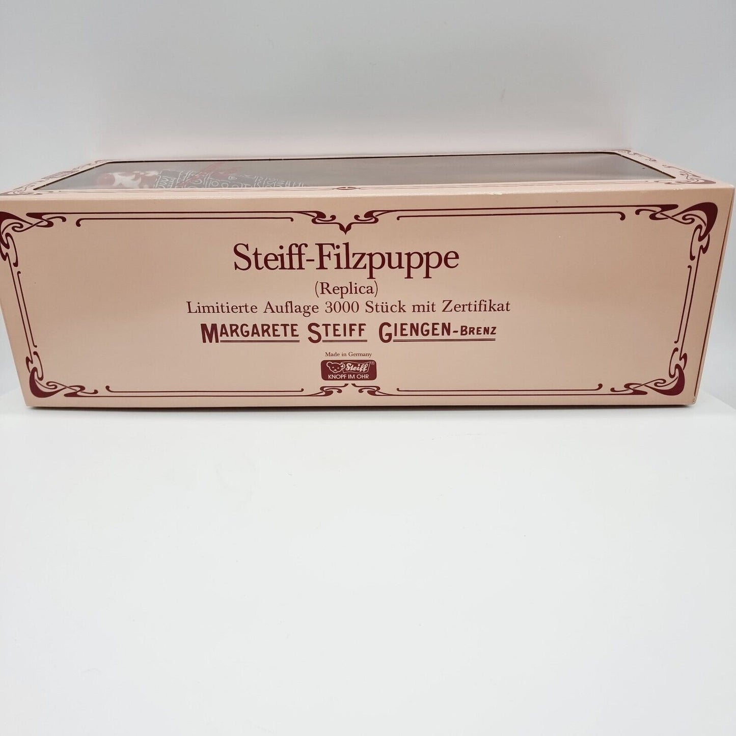 Steiff 9110/43 Filzpuppe Bäuerin Replica 1912 limitiert 3000 aus 1987 43 cm