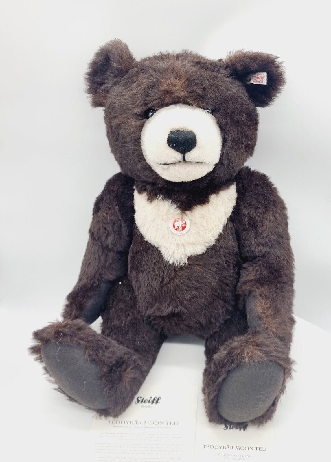 Steiff 036491 Teddybär Moon Ted braun limitiert 1500 60cm Alpaca