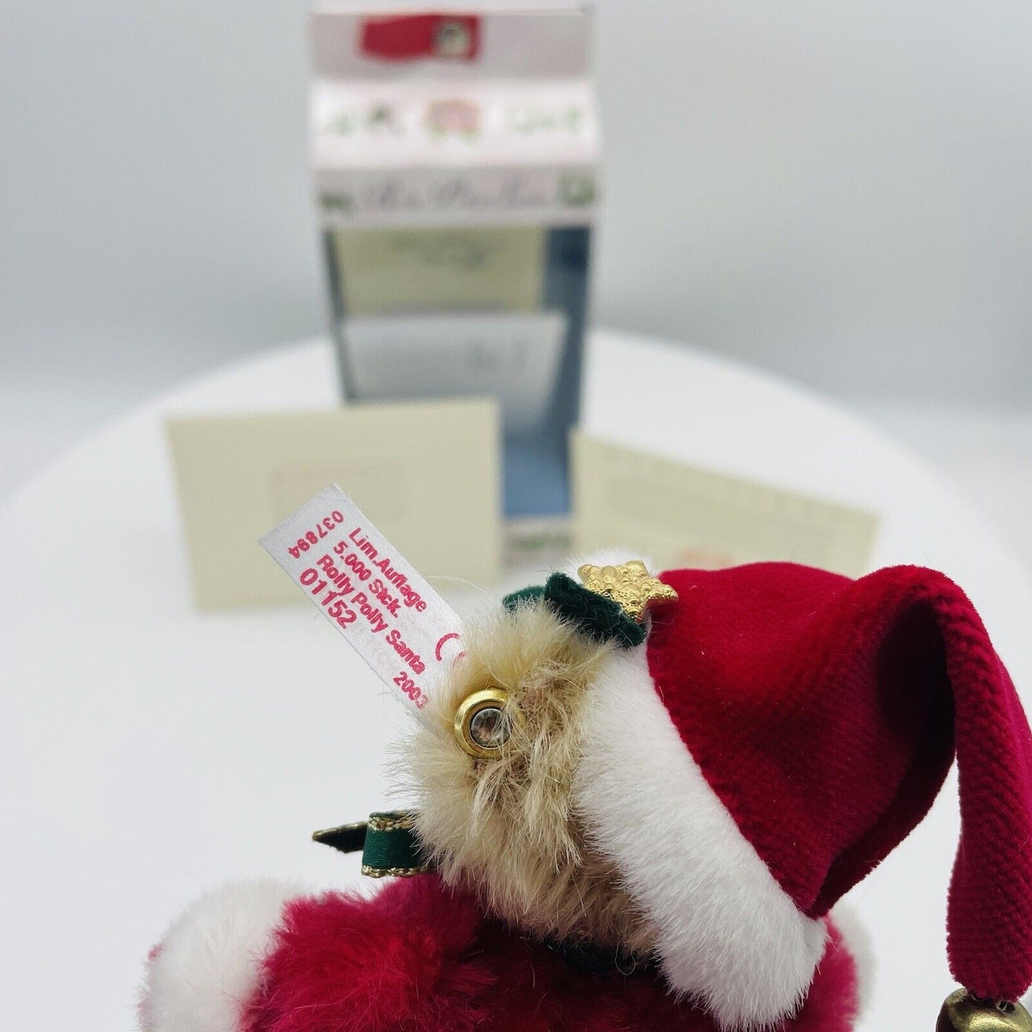 Steiff Weihnachtsmann Roly Poly Santa 037894 North America 12cm
