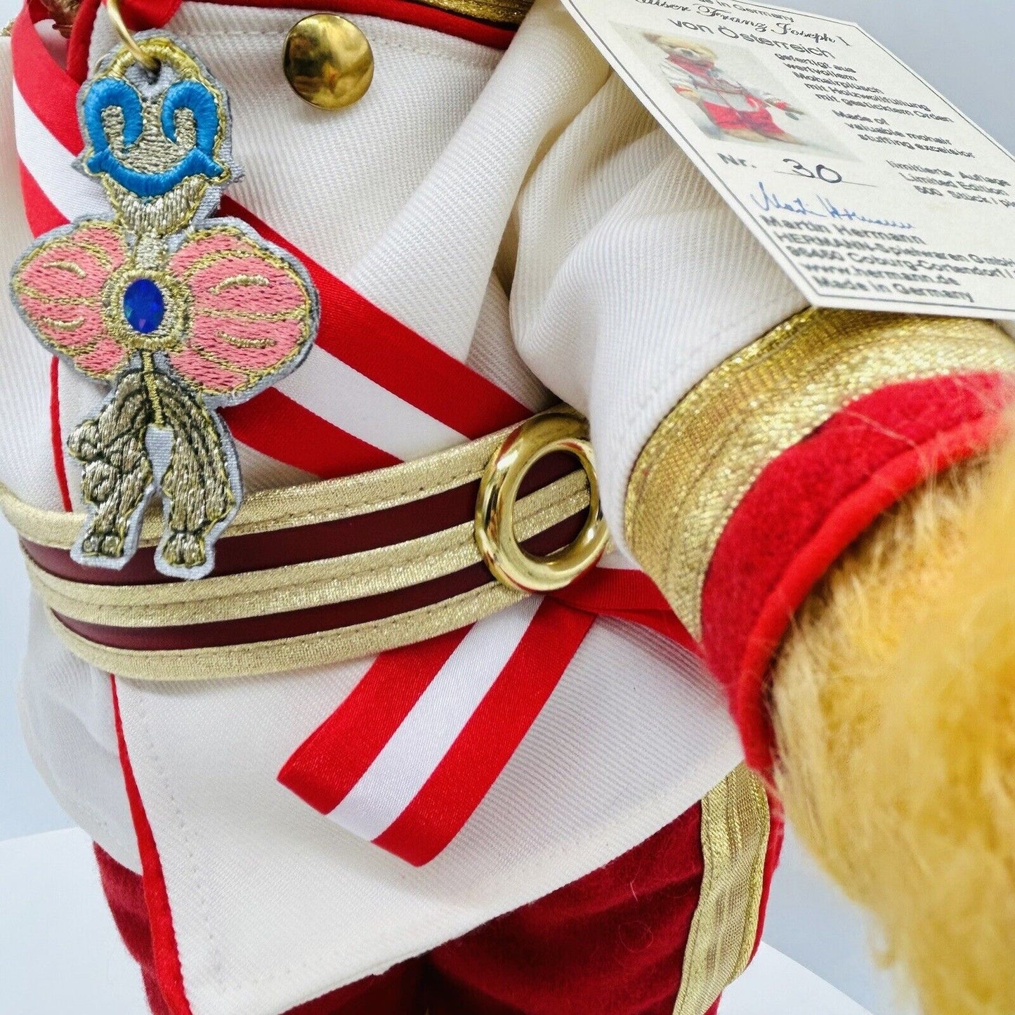 Hermann Coburg Teddybär Kaiser Franz Joseph limitiert 500 40 cm Mohair
