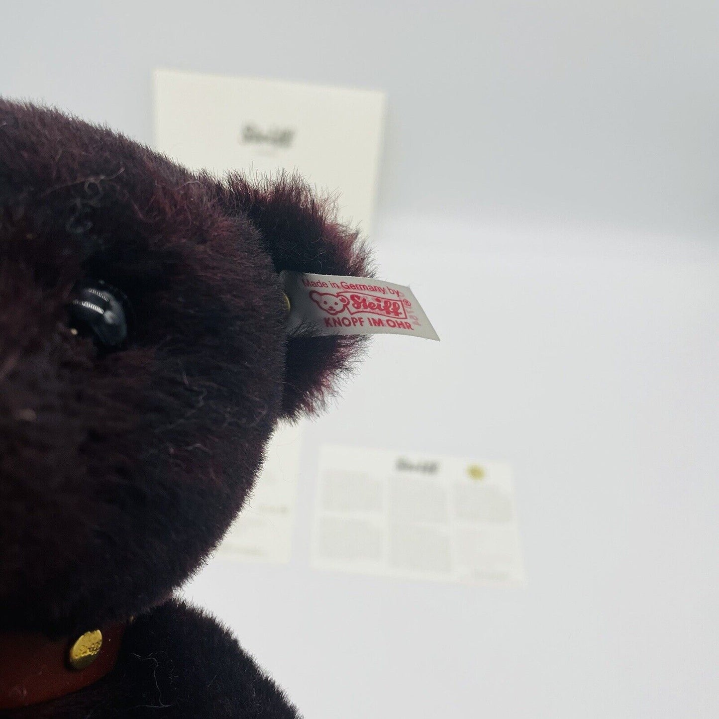 Steiff Teddybär Bordeaux 038754 limitiert 2009 aus 2009 32cm Mohair