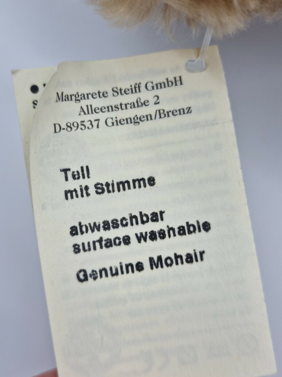 Steiff Wilhelm Tell mit Sohn 1998 für Märklin 996528 limitiert auf 1100