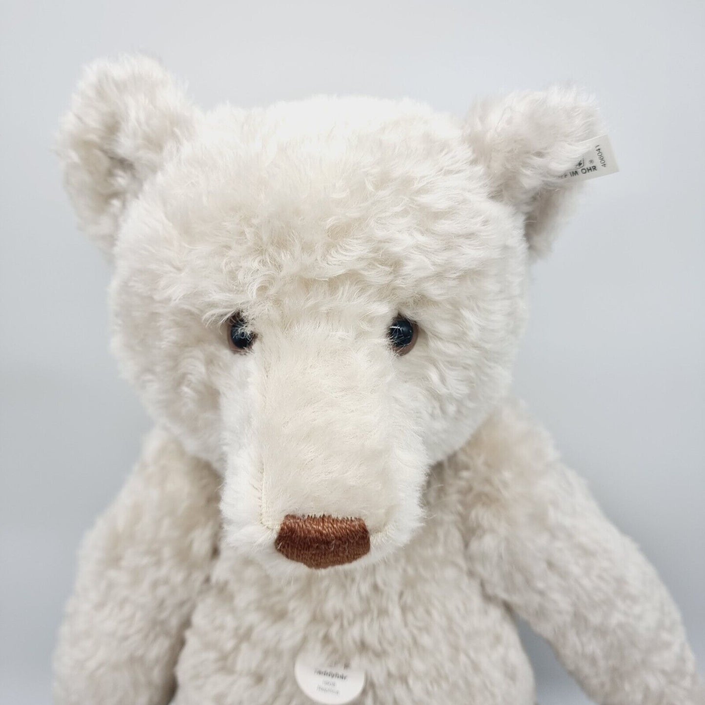 Steiff 406041 Teddybär 1908 weiß 65 cm Replica 1994 limitiert 7000 Zertifikat