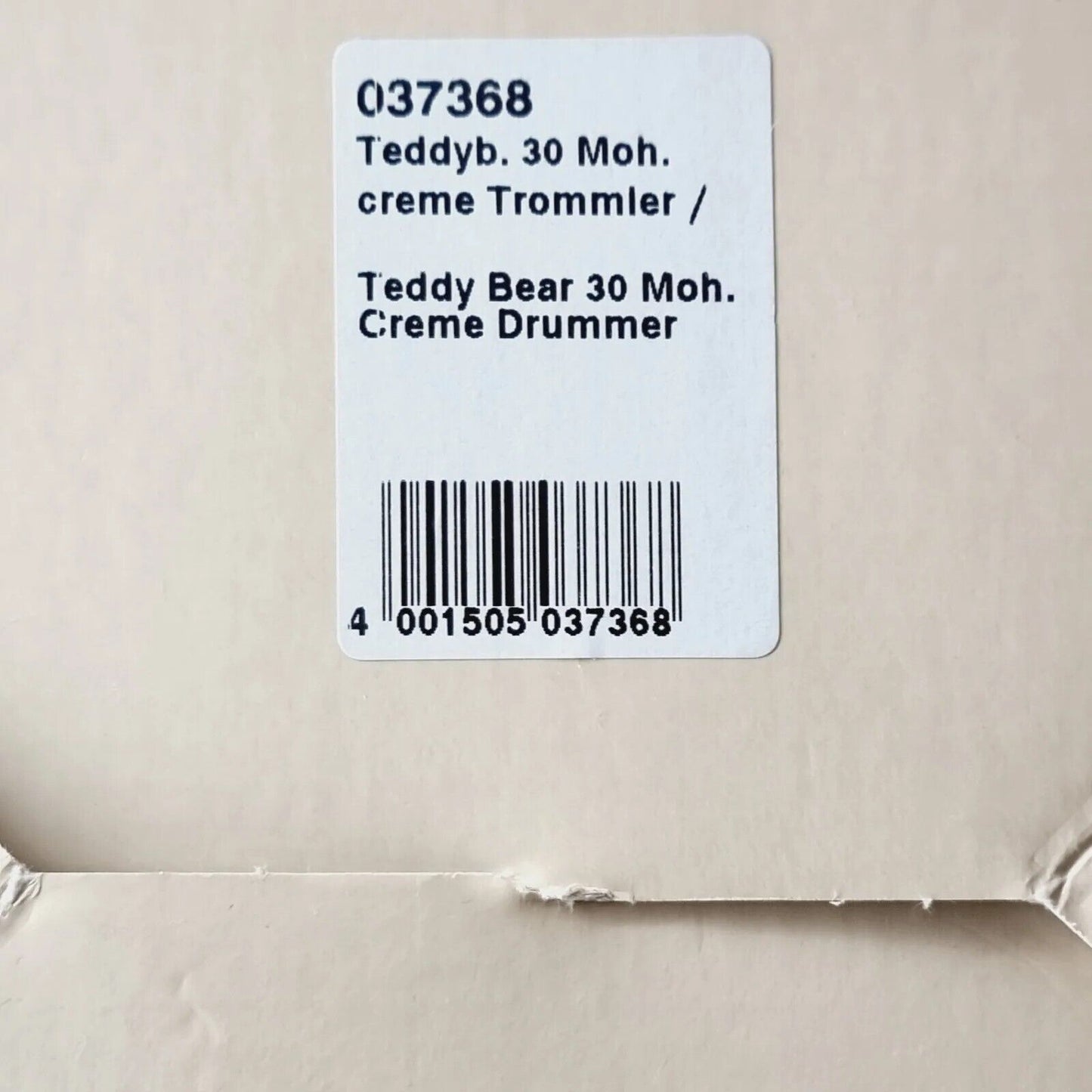 Steiff 037368 Teddybär Trommler limitiert 2007 aus 2007 30cm aus Mohair