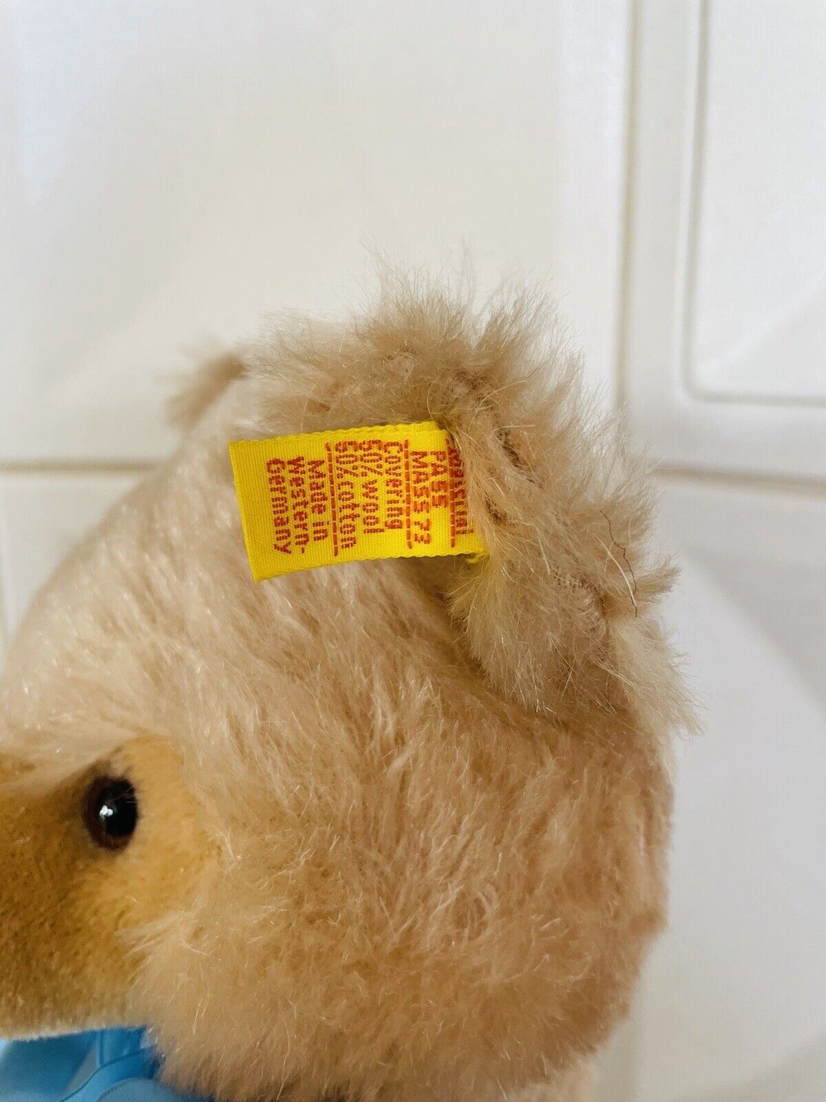 Steiff Teddybär Original mit Stimme inkl. Fahne und Knopf im Ohr 0201/41