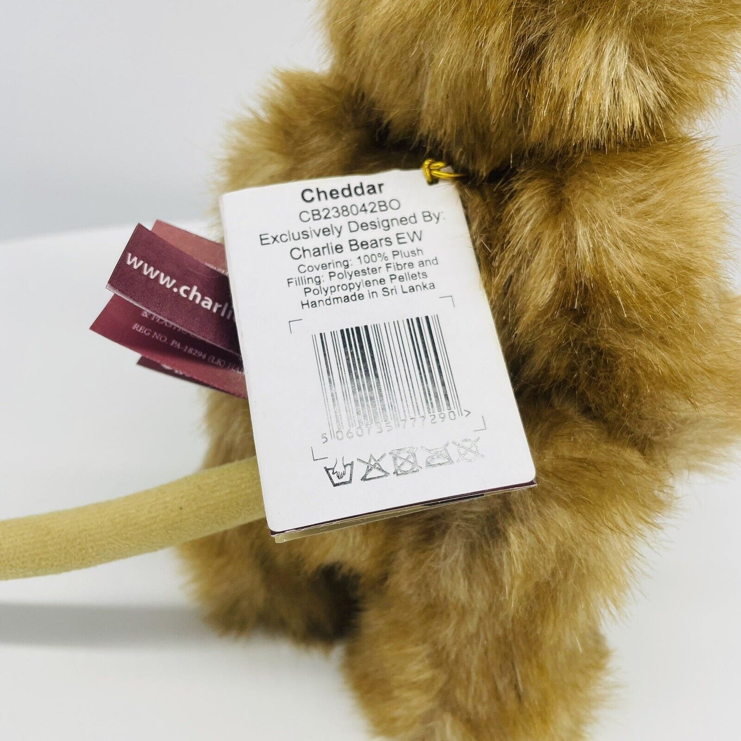 Charlie Bears Maus Cheddar CB238042BO 24cm Plüsch