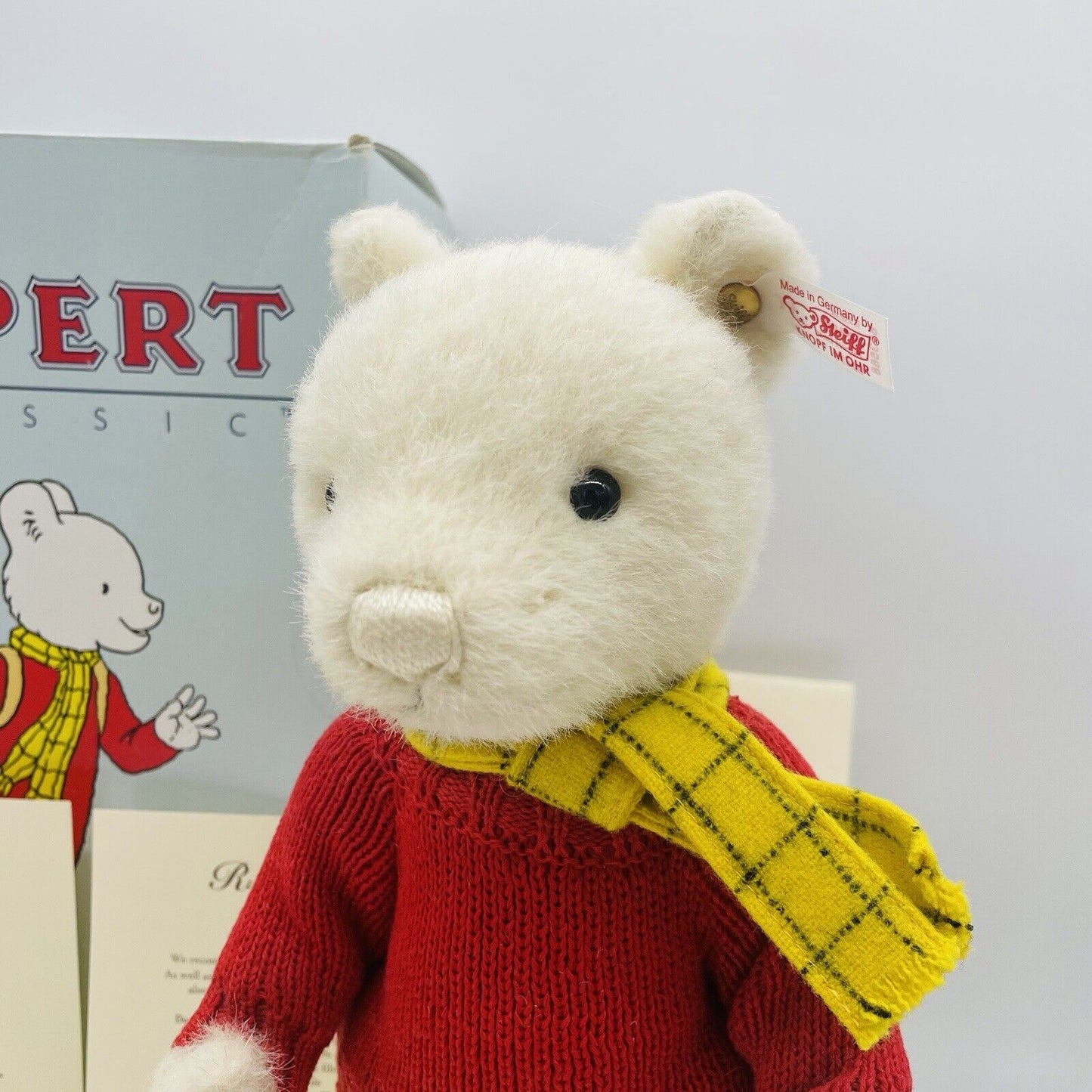 Steiff Teddybär Rupert 653568 limitiert 3000 aus 2007 Alpaca 28 cm