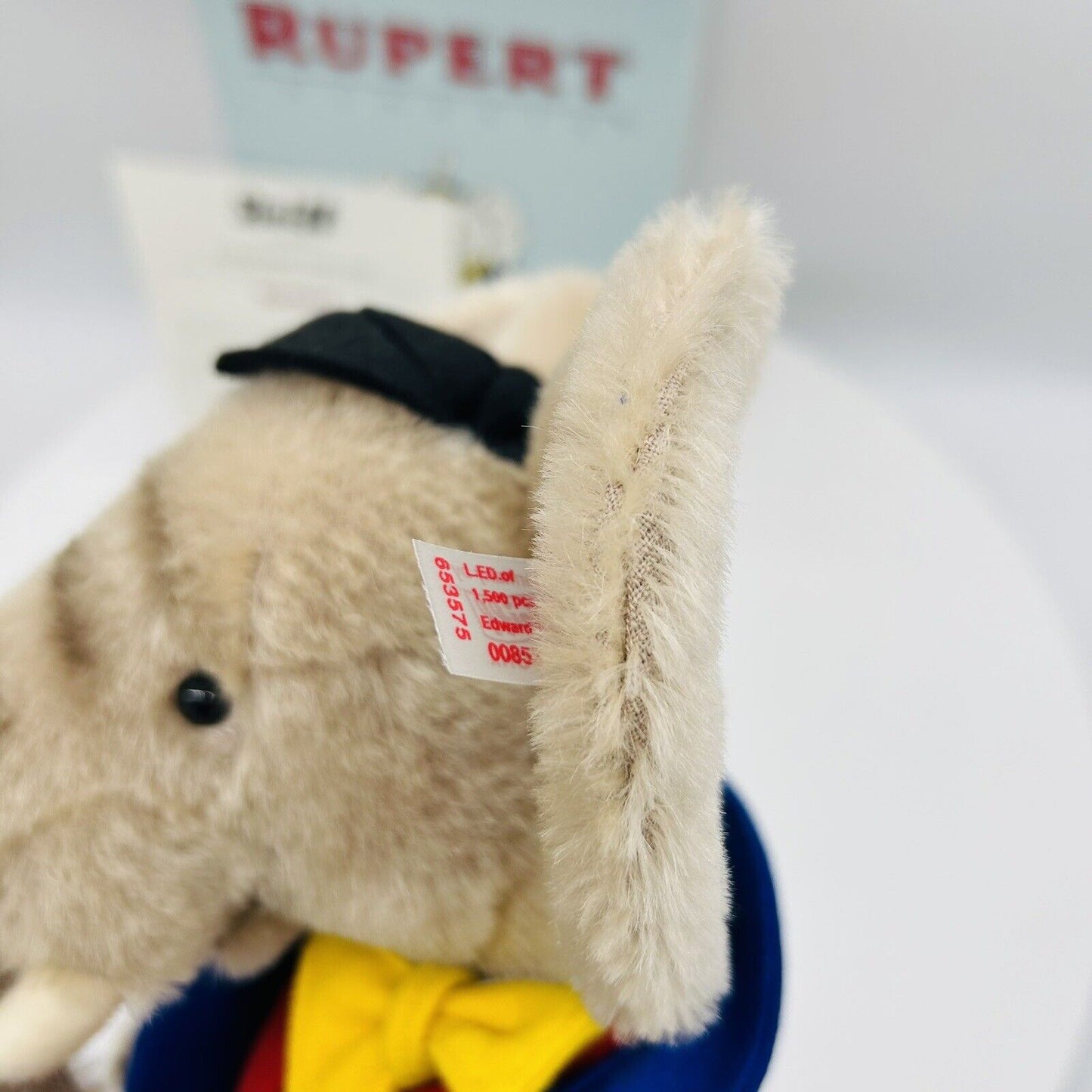 Steiff 653575 Edward Trunk aus Rupert limitiert 1500 aus 2008 28 cm Mohair