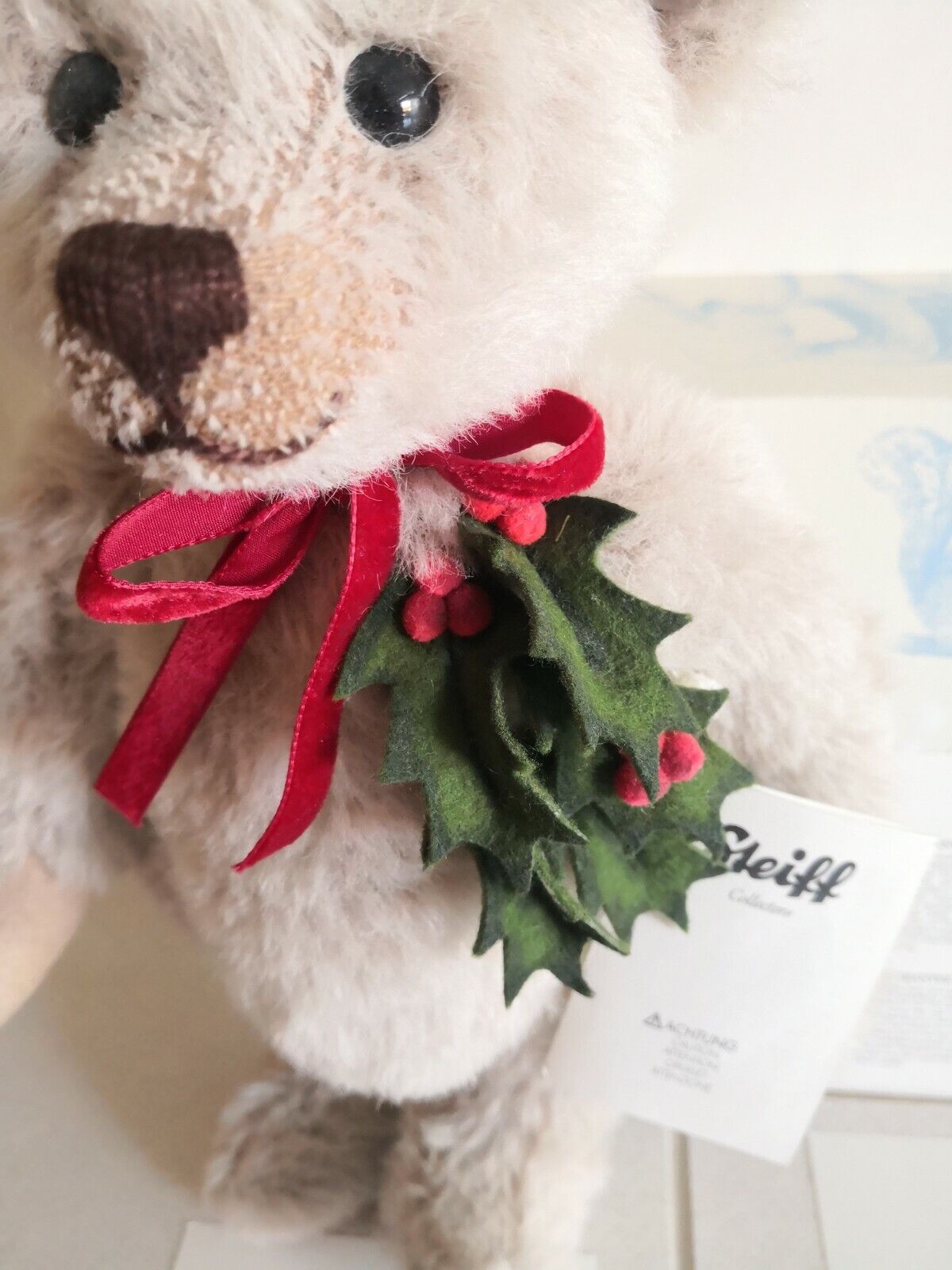 Steiff Teddybär Ilex 035357 inkl. Zertifikat 137 Alpaca Teddy Neu & Ovp