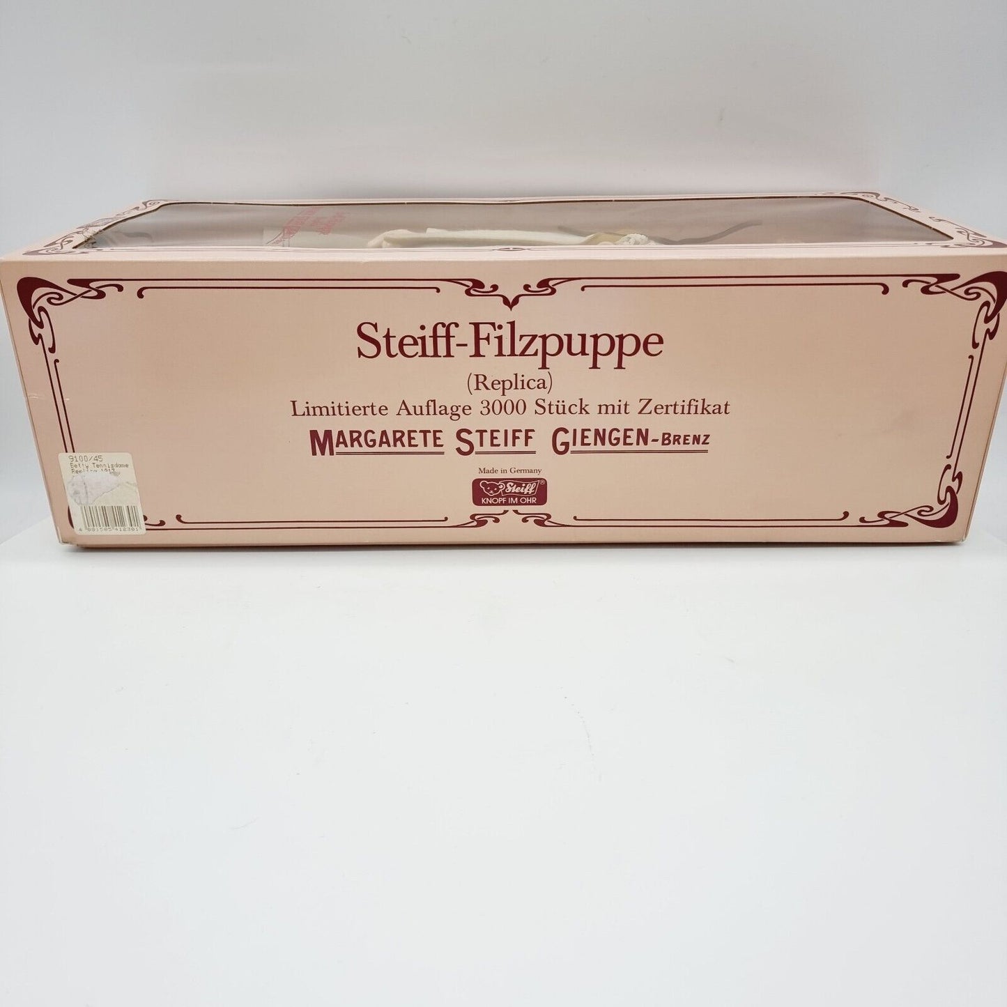 Steiff 9110/43 Filzpuppe Bäuerin Replica 1912 limitiert 3000 aus 1987 43 cm