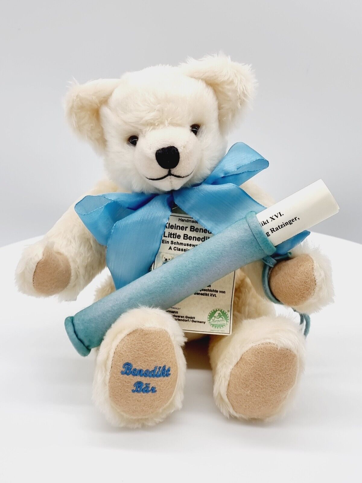 Hermann Coburg Teddybär Papst Benedikt 33cm Little Benedikt limitiert 265 Stück