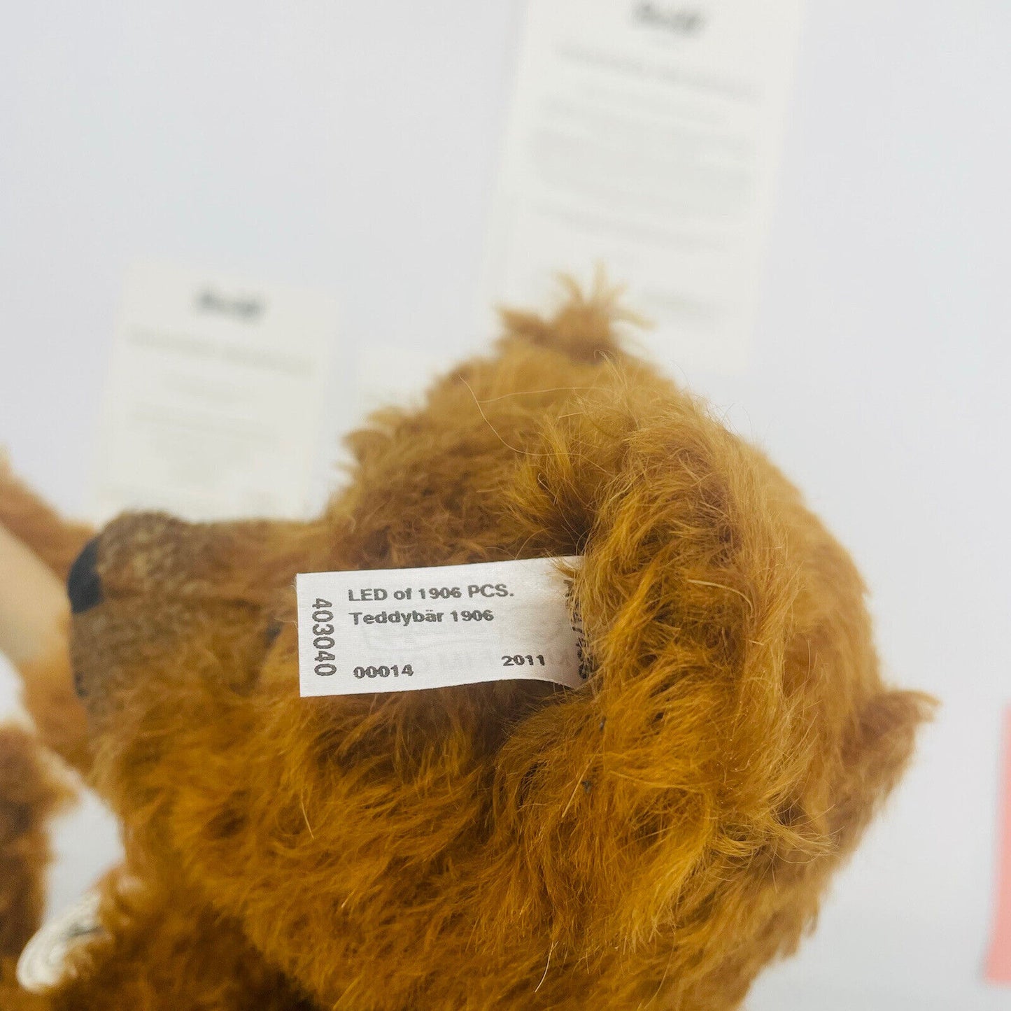 Steiff Teddybär 1906 Replica 403040 limitiert 1906 35cm aus 2011 Mohair