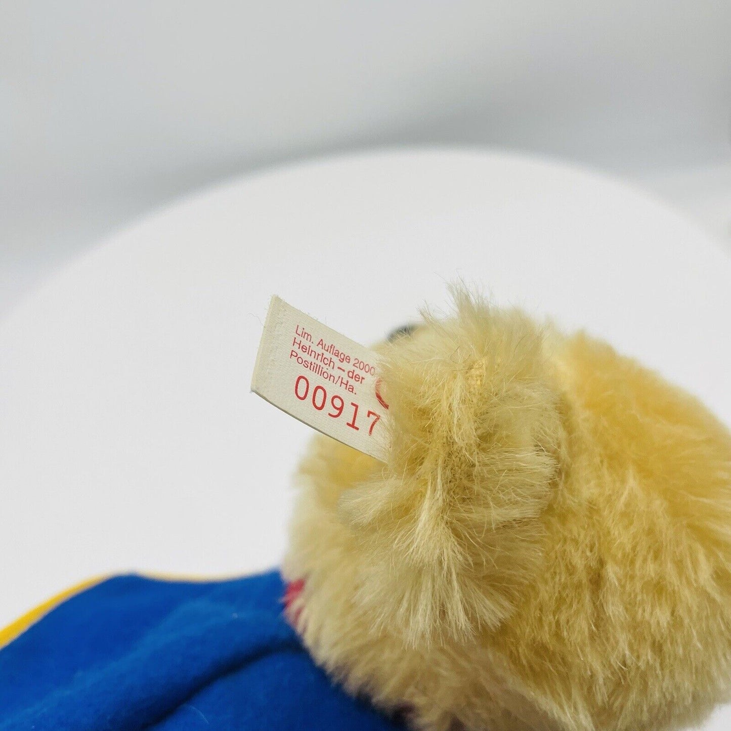 Steiff Heinrich der Postillon 998959 limitiert 2000 aus 1996 34cm Mohair