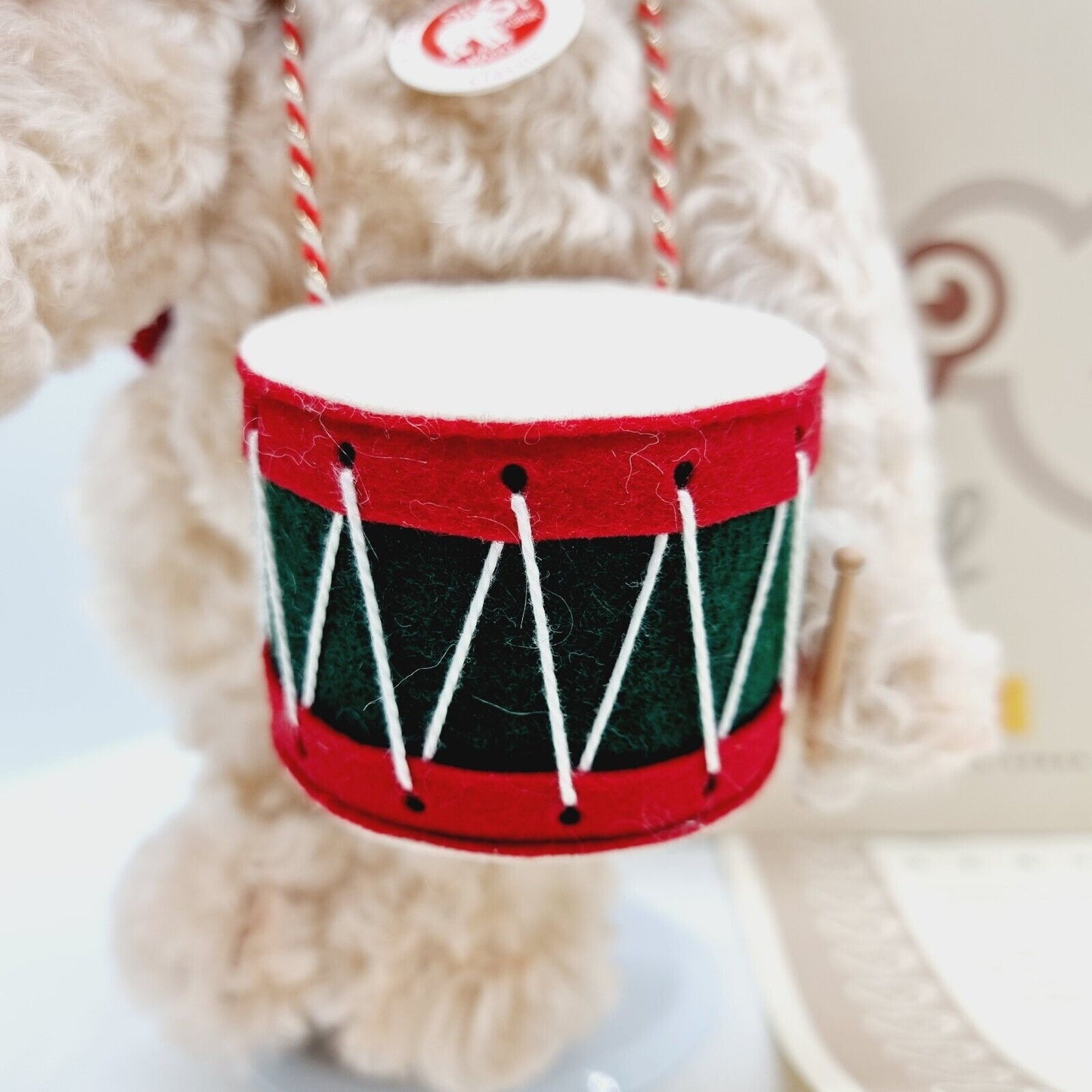 Steiff 037368 Teddybär Trommler limitiert 2007 aus 2007 30cm aus Mohair