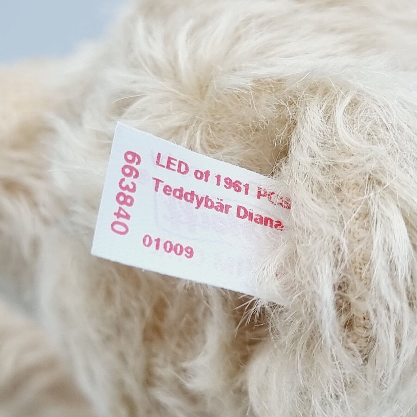 Steiff Danbury Mint 663840 Teddybär Diana limitiert 1961 aus 2011 30cm Mohair