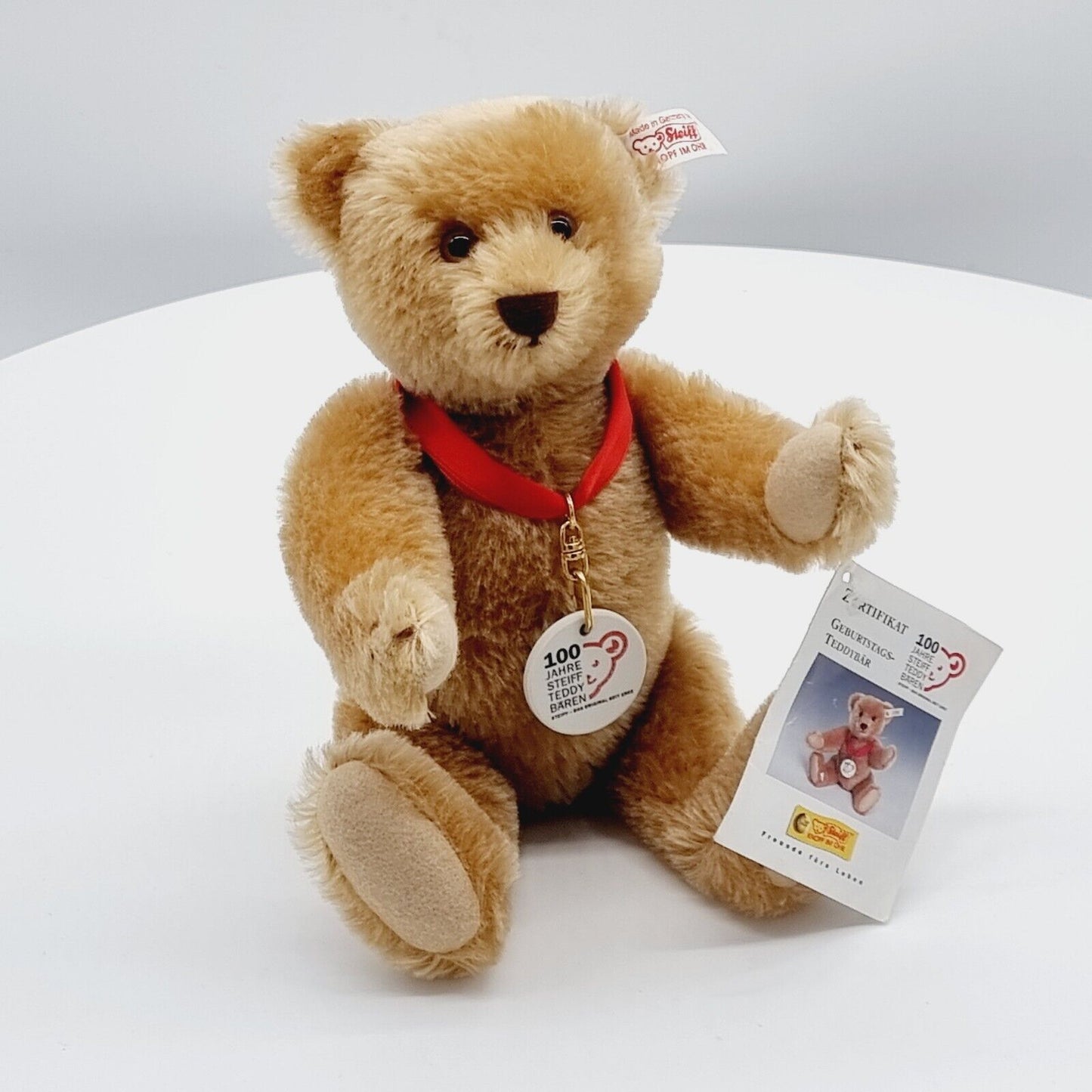 Steiff Geburtstags Teddybär Anniversary 671050 zimt 27 cm Zeitlimitierung 2002