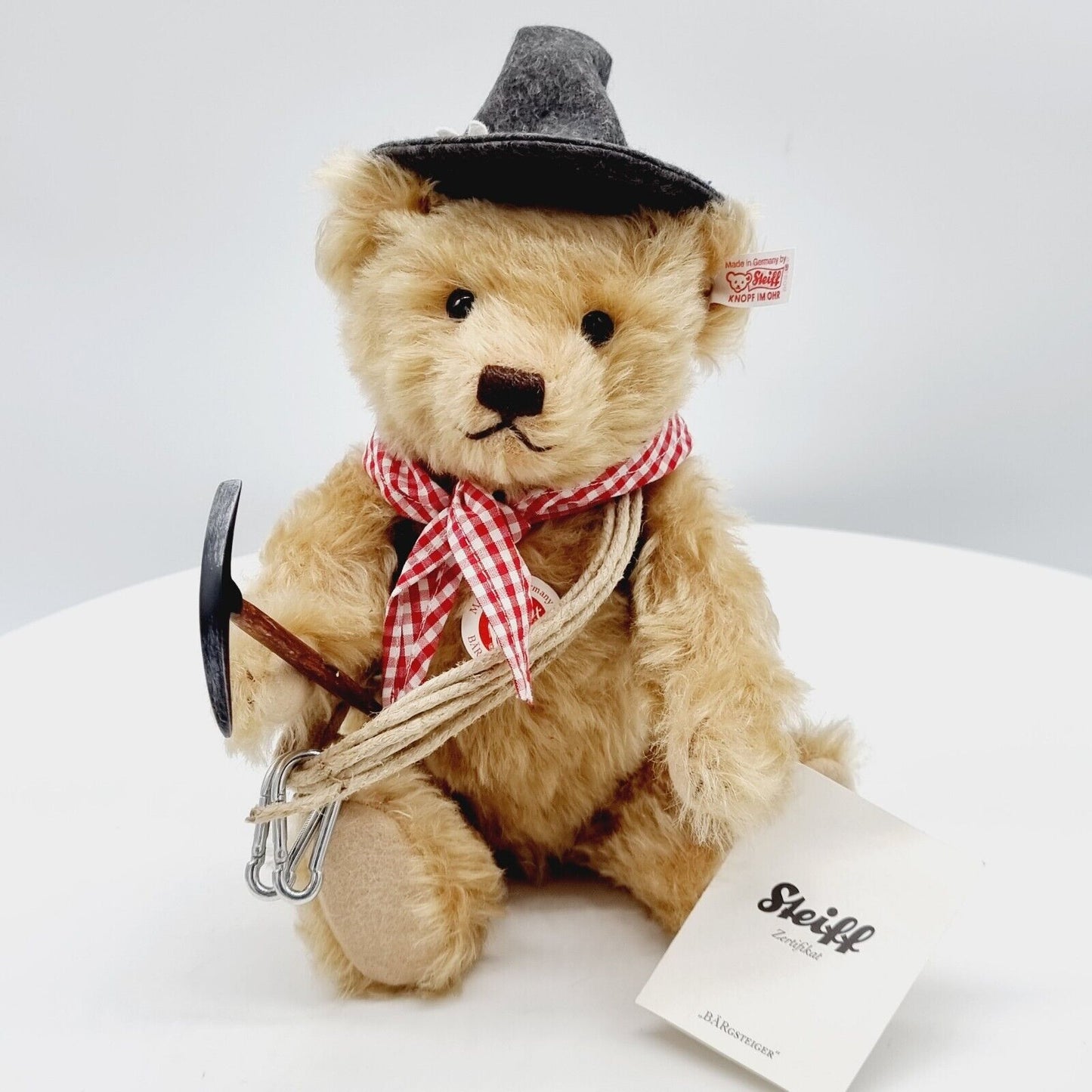 Steiff 656606 Teddybär Bärgsteiger limitiert 1500 aus 2008 28 cm Mohair