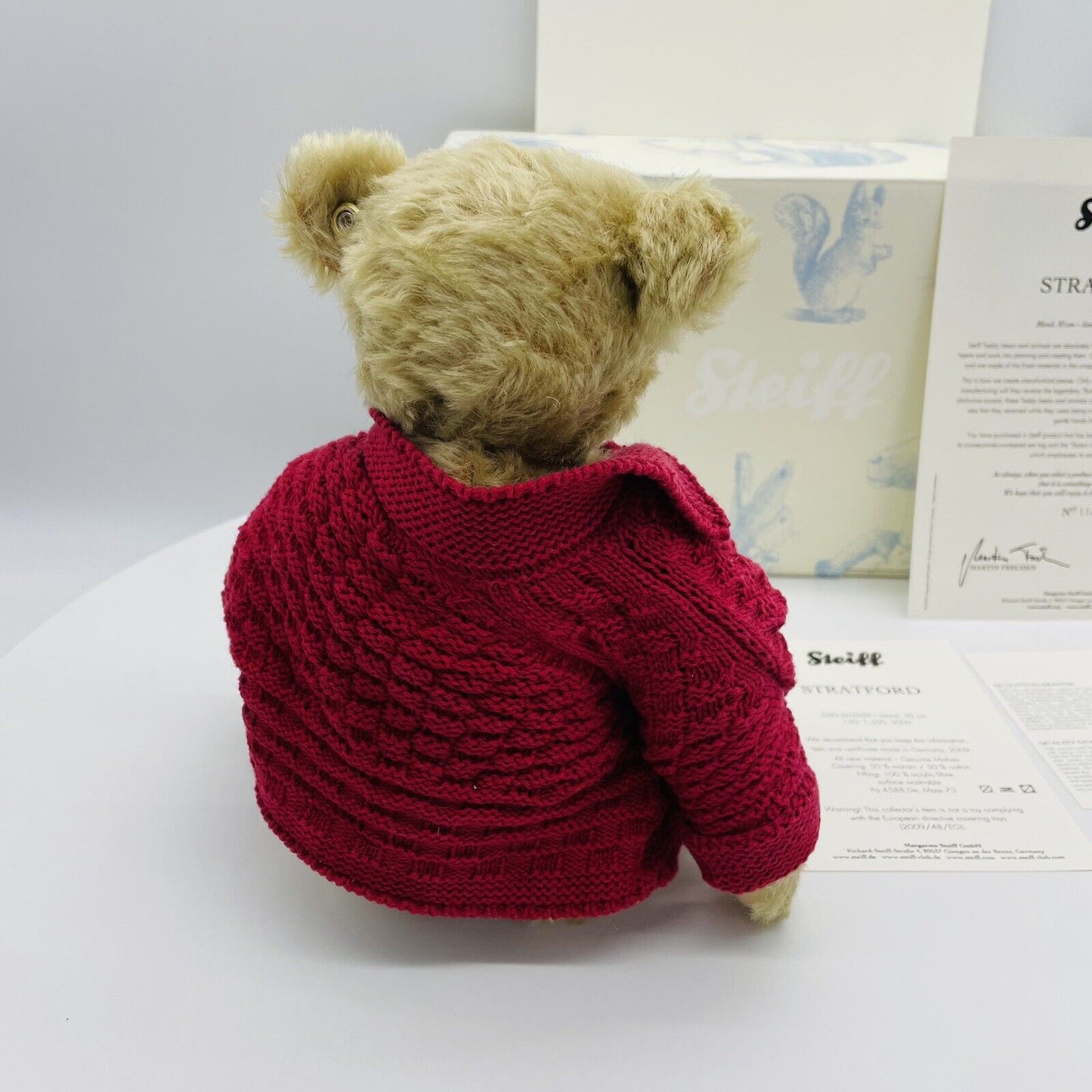 Steiff Teddybär Stratford 662959 limitiert 1500 aus 2009 30cm Mohair