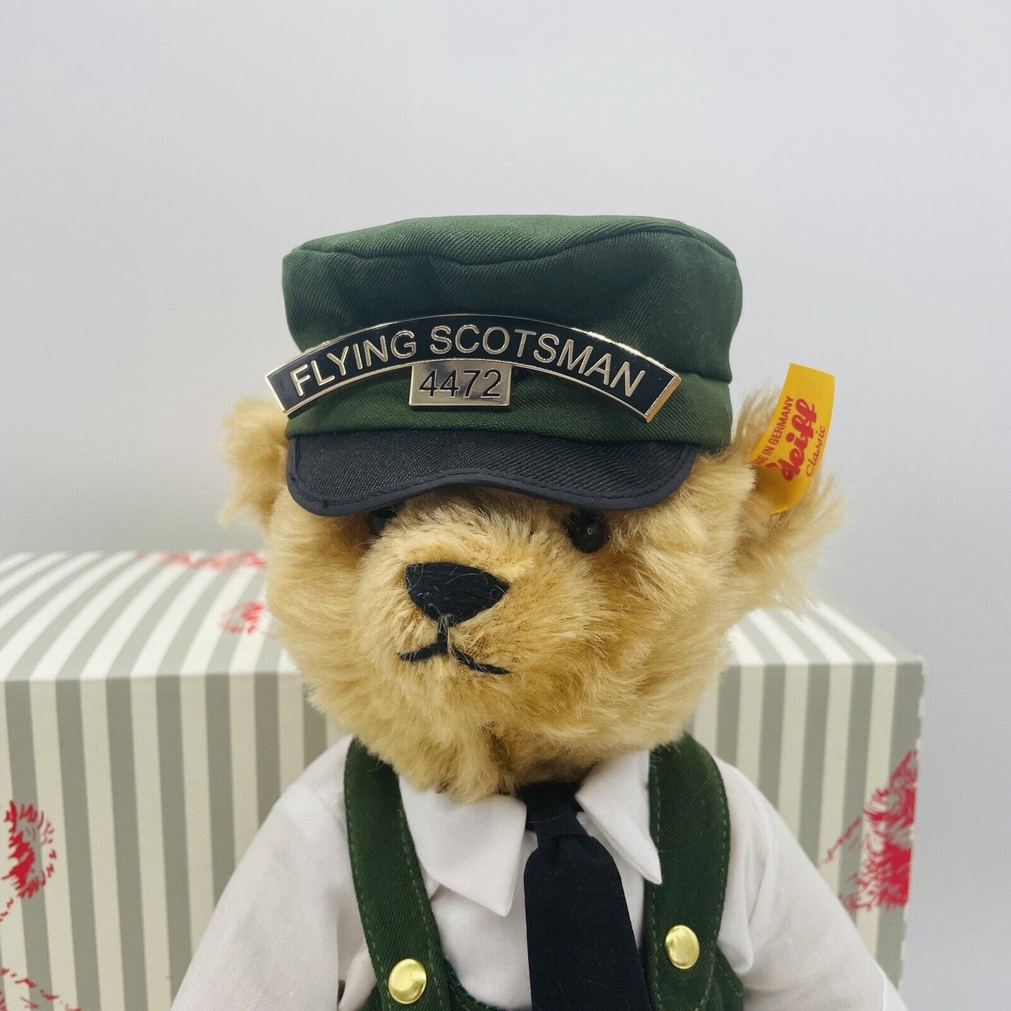 Steiff Danbury Mint Teddybär Always Flying Scotsman 664694 26cm Mohair