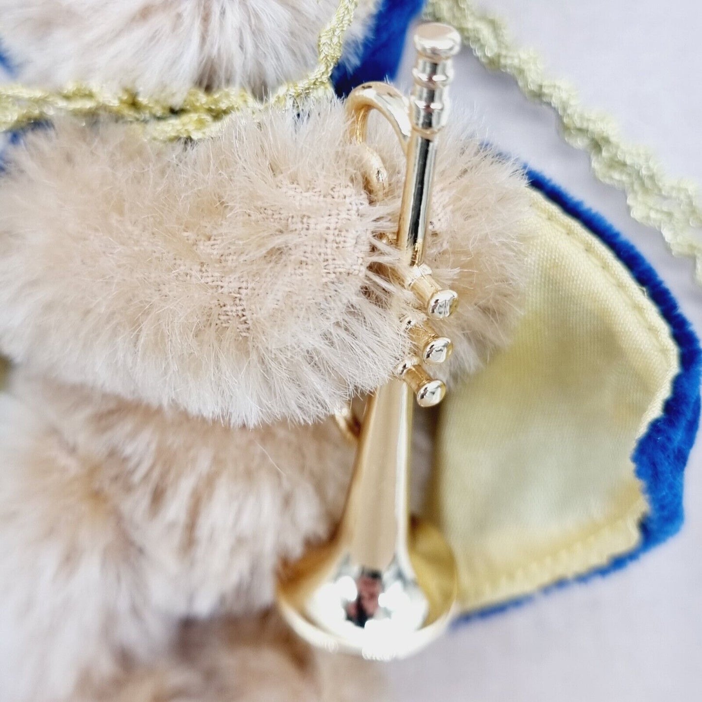 Steiff 037887 Teddybär Trompeter Ornament beige 11 cm 2003 limitiert 5000