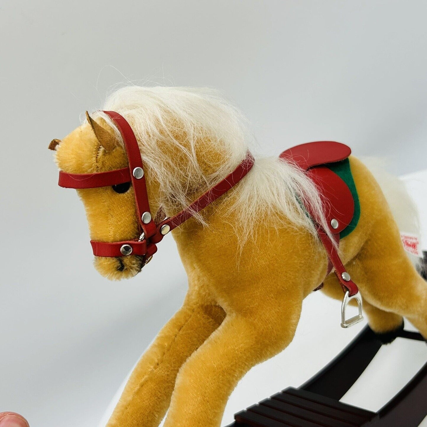 Steiff 037849 Schaukelpferd limitiert 2000 aus 2003 39 cm Mohair