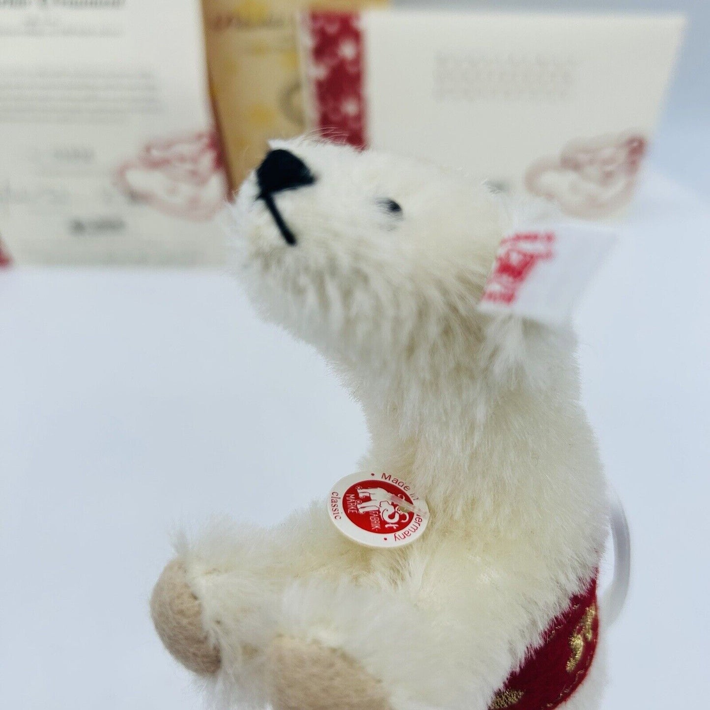 Steiff 037375 Polarbär Ornament limitiert 2006 aus 2006 12 cm Mohair
