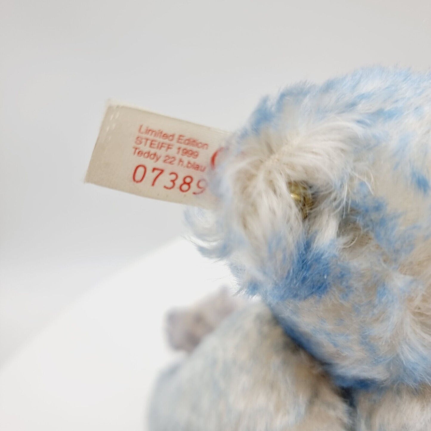 Steiff 670367 Teddybären Set Hello 2000 Good-Bye 1999 Mohair 22 cm