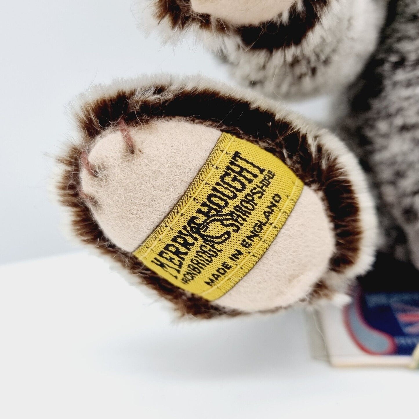 Merrythought Teddybär Pippin Geformter Gesichtsbär limitierte Auflage 312/1000