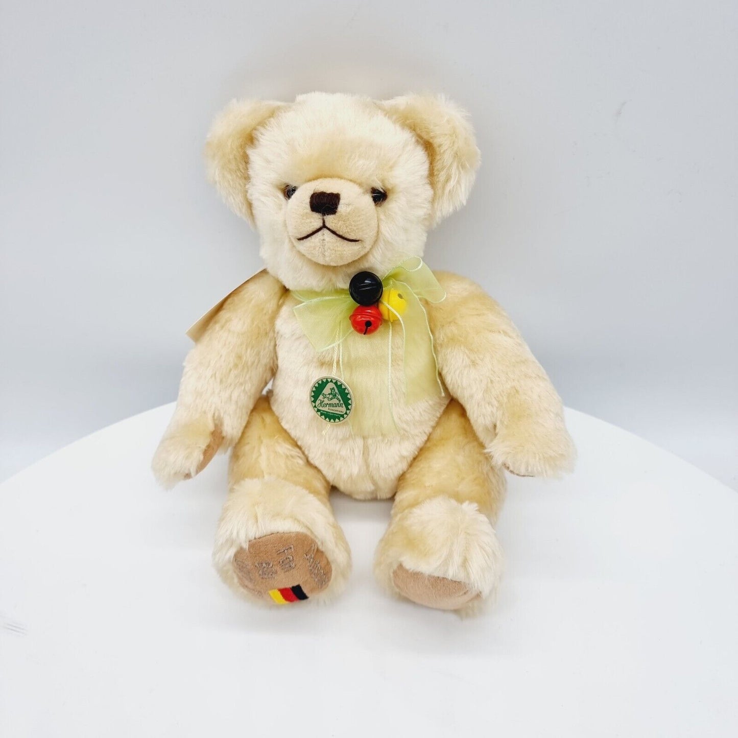 Hermann Schmuseweicher Deutscher Fan Teddybär Wattefüllung limitiert 111 Stück