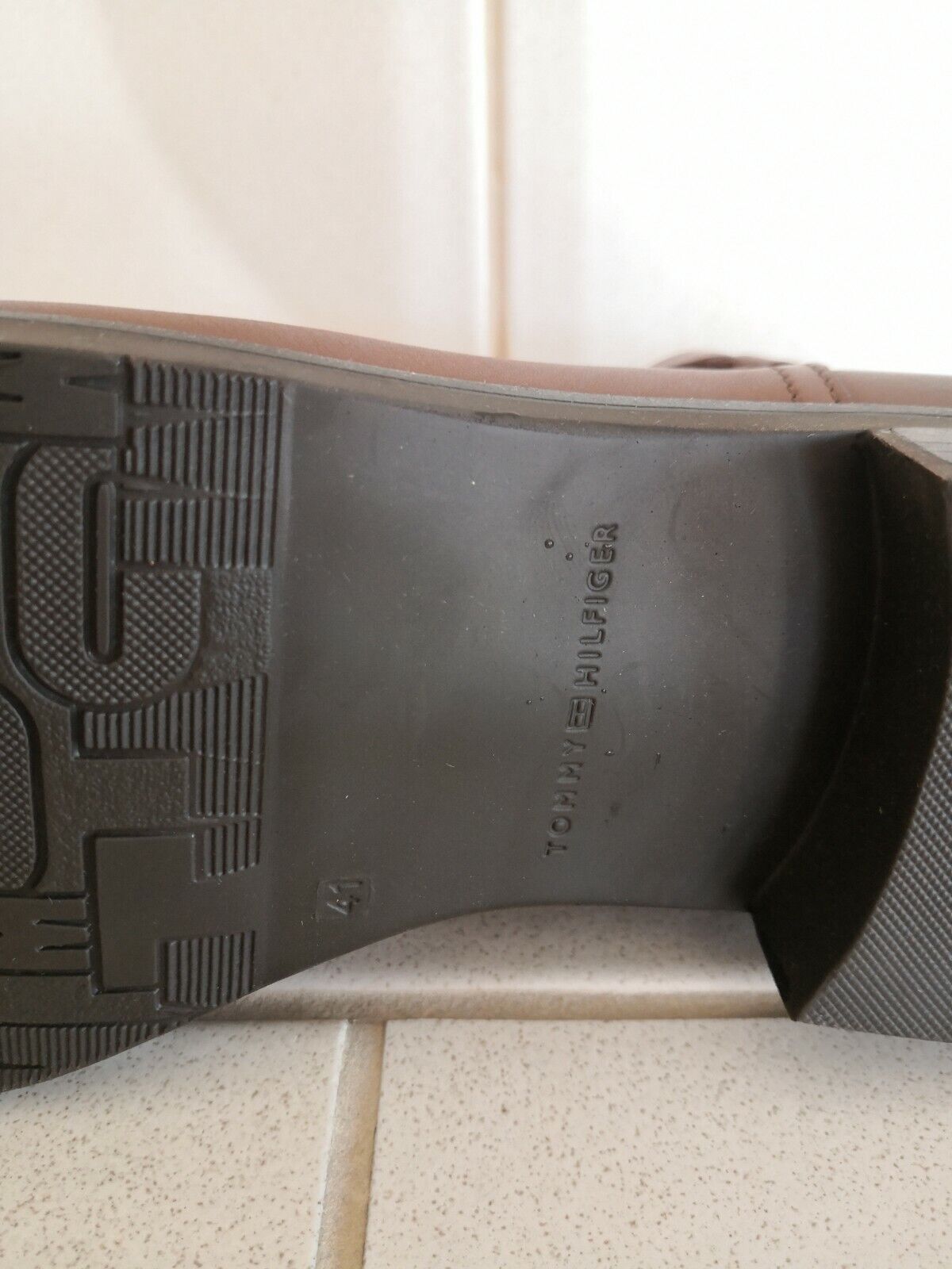 Tommy Hilfiger - Stiefeletten Tessa Braun Leder Logo Schuhe Boots