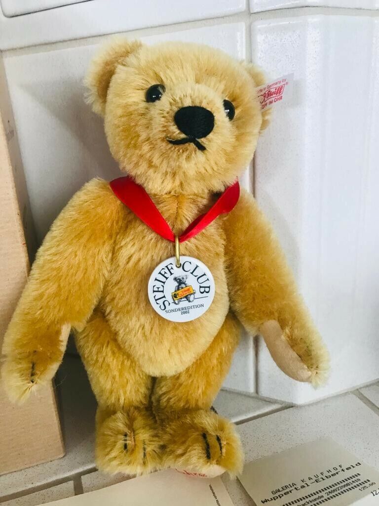 STEIFF TEDDY BÄR 420320 " DEKADEN BÄR " 25 CM MIT KARTON & ZERTIFIKAT