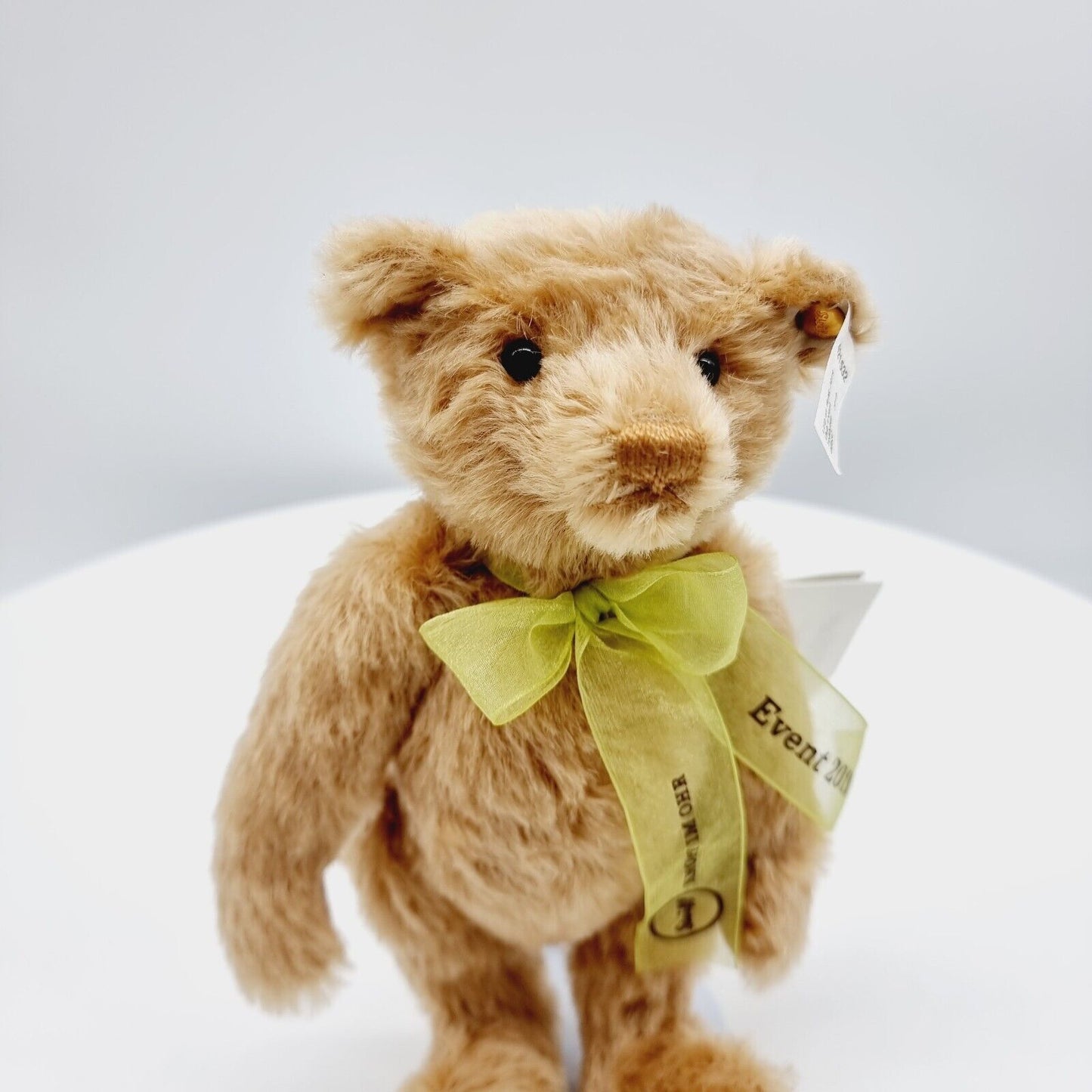 Steiff 421532 Teddybär Club-Event 2019 mit grüner Schleife und Etikett