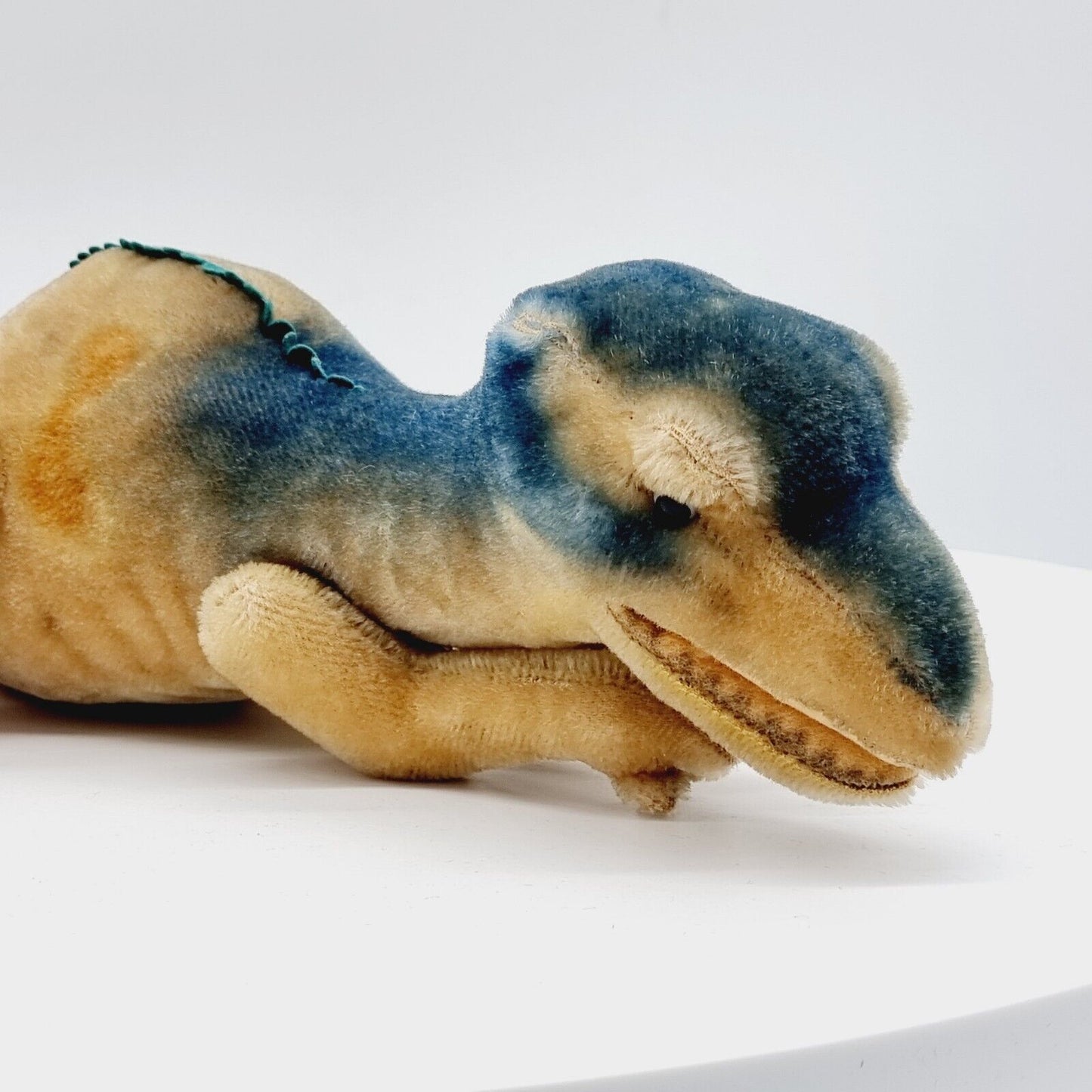 Steiff Tysus T-Rex 4345 45 cm 1958 - 1959 Mohair Sammler Firma Loucap USA