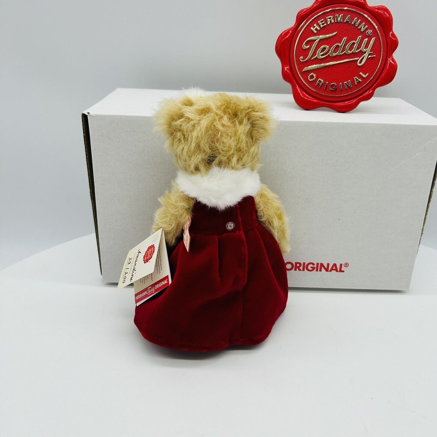 Hermann Teddy 148302 Teddybär Amandine limitiert 200 aus 2023 24 cm Mohair