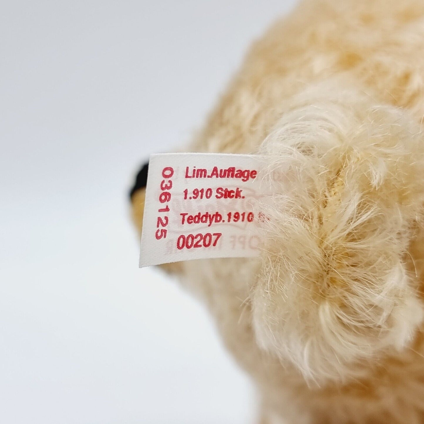 Steiff Teddybär Classic 1910 036125 limitiert 1910 aus 2009 28cm Mohair